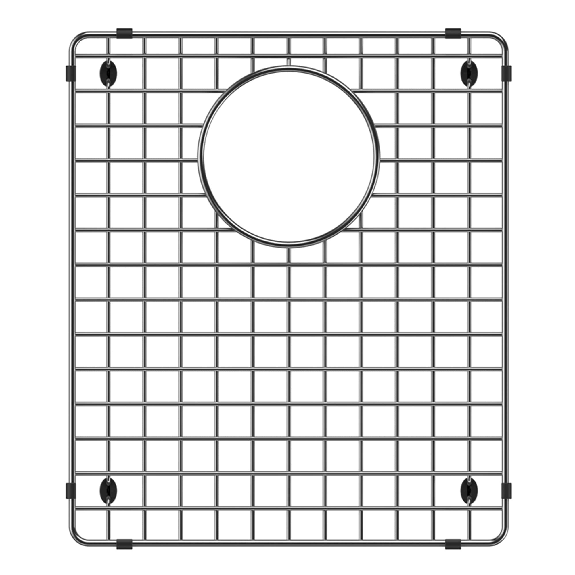 Blanco Liven 12.95-in x 15.15-in Back center Drain Stainless steel Sink grid
