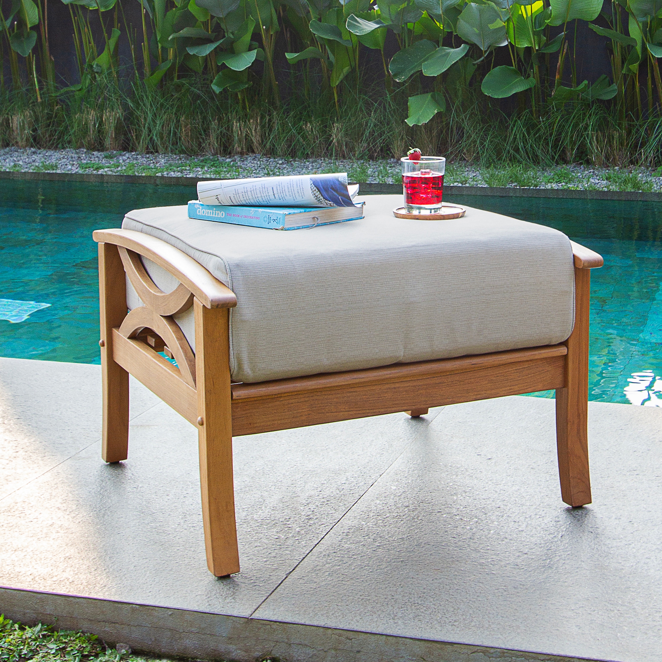 Cambridge Casual 280359-TW-XX-BG-XX Stools-Ottomans - View #3
