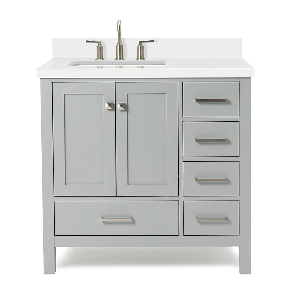 ARIEL A037SLWQRVOGRY Bath-Vanity-Combo - View #2