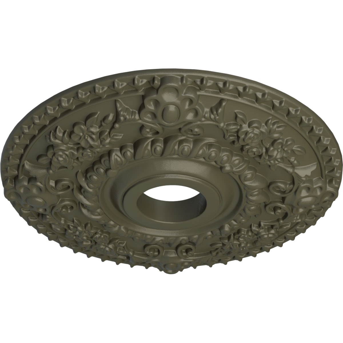 Ekena Millwork CM18ROWHF Ceiling-Medallions - View #2
