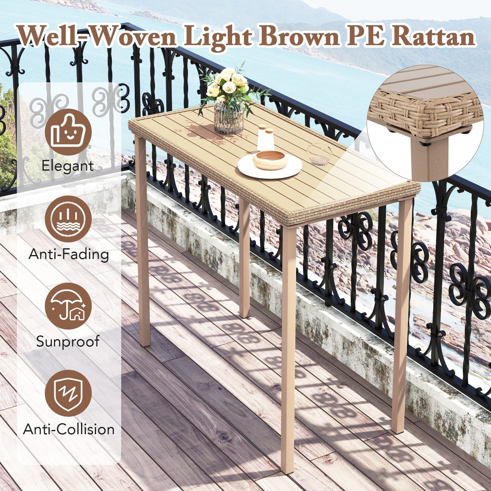Slickblue D-CO-NB66911PN Patio-Tables - View #7