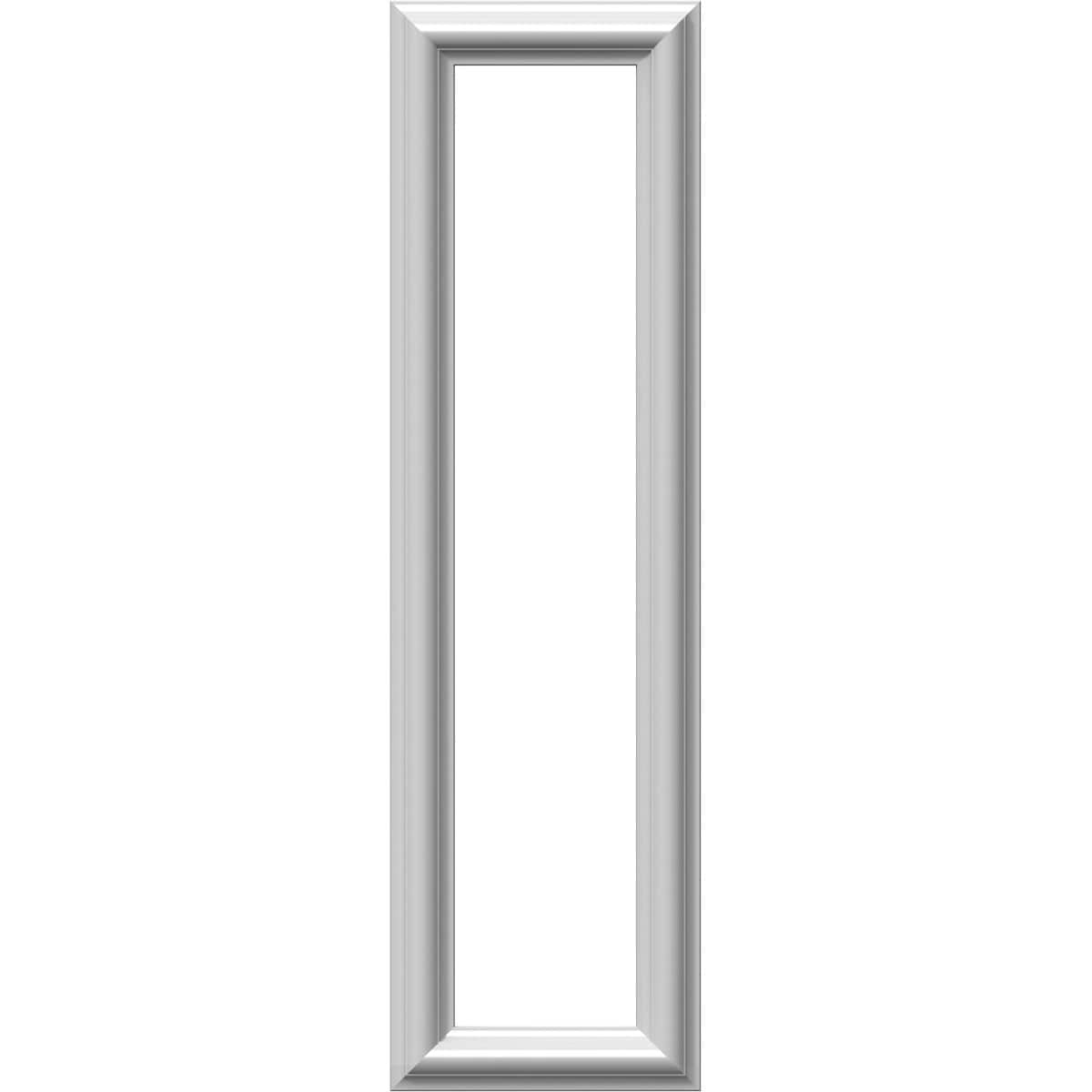 Ekena Millwork Ashford Molded Classic Wainscot Primed Urethane 496409 Picture Frame Moulding #PNL08X28AS-01