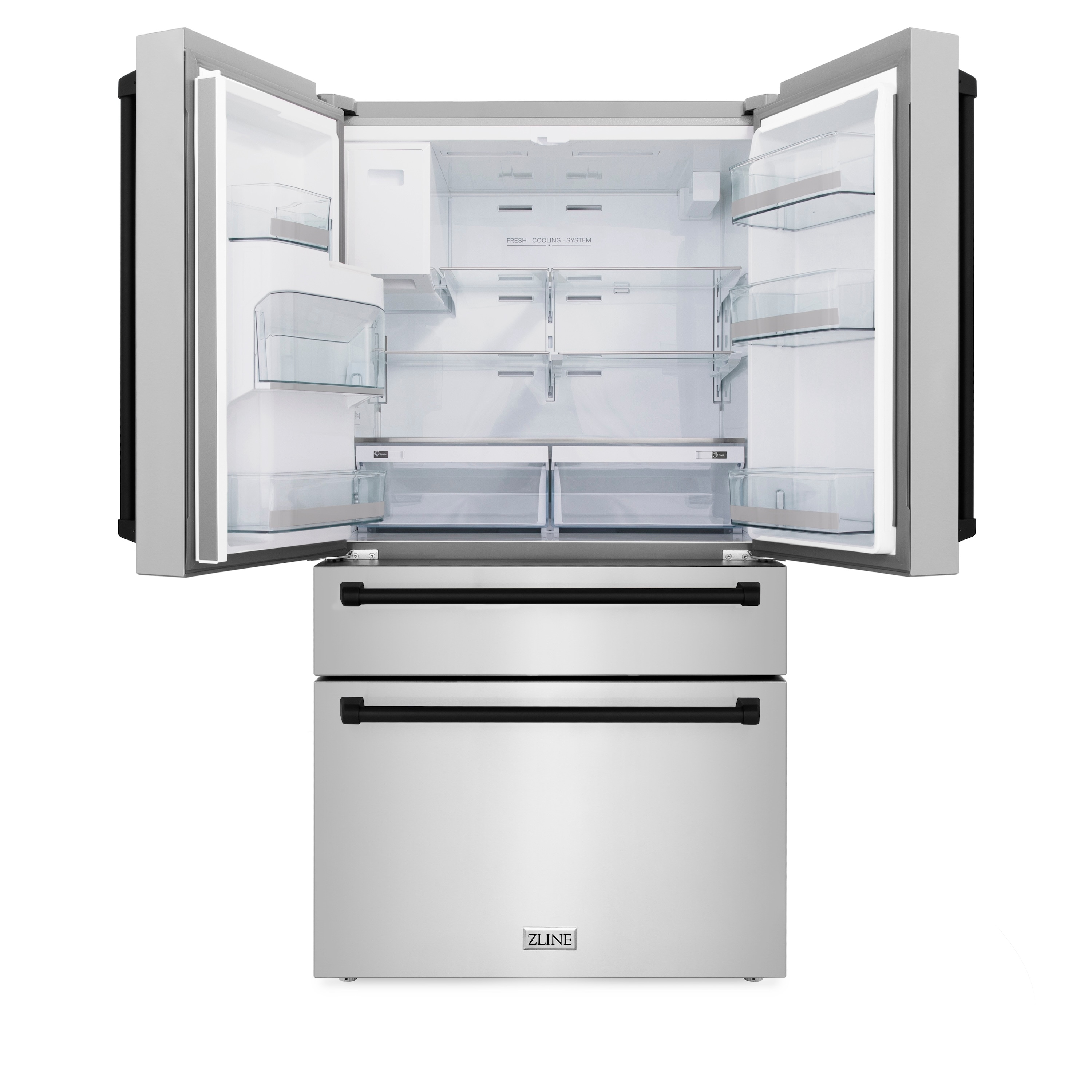 ZLINE KITCHEN & BATH RFMZ-W-36-MB French-Door-Refrigerators - View #3