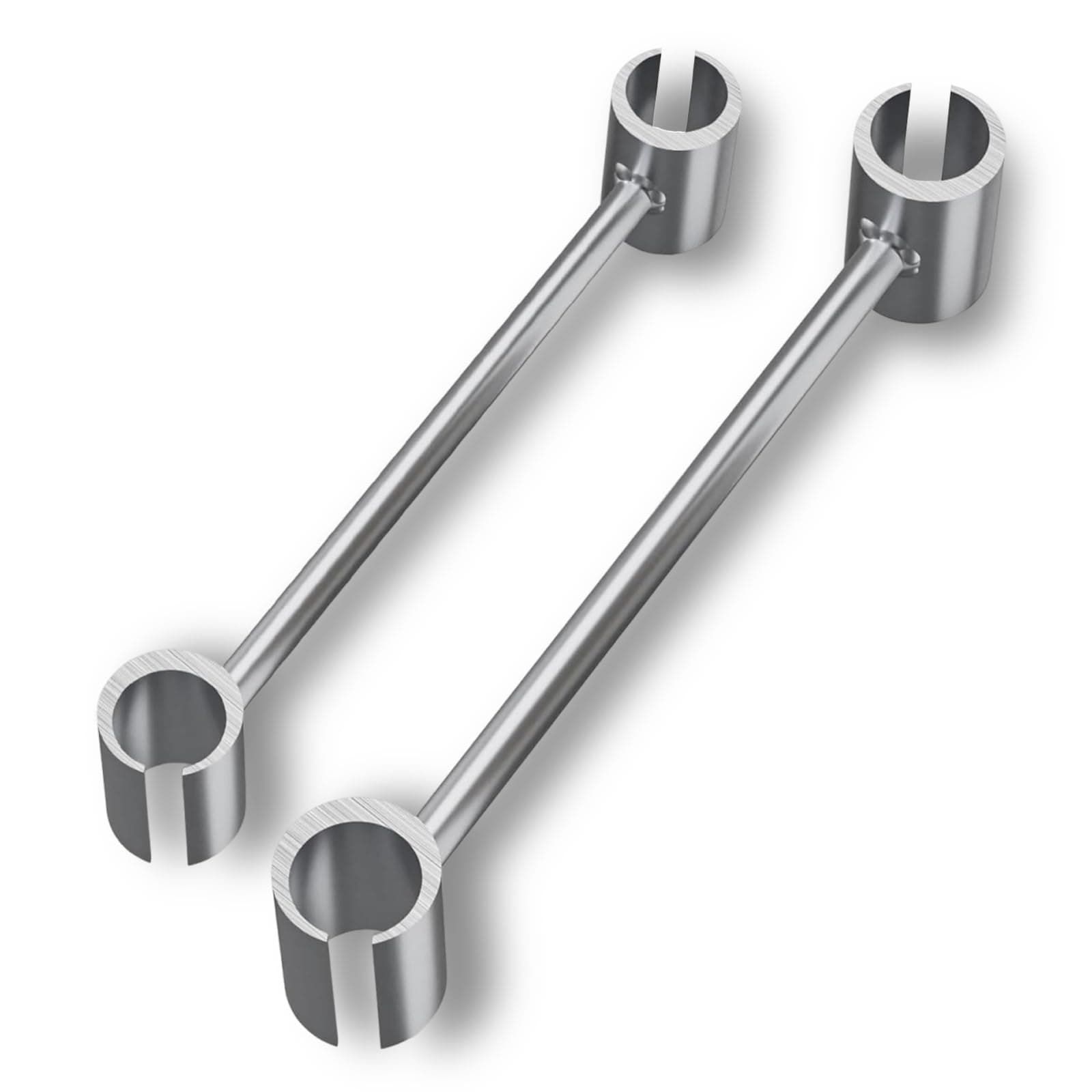 Etokfoks  door hinge adjustment tool set 2 pack double ended welded steel flag hinge wrenches fit 0 55 0 75 in and 0 9 0 98 in hinges for