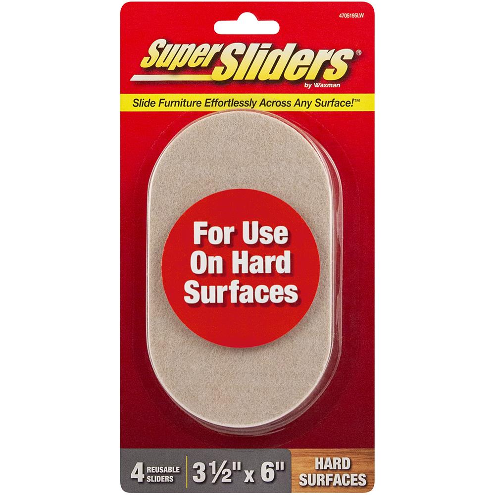 6 inch Oval Heavy Furniture Sliders for Carpet