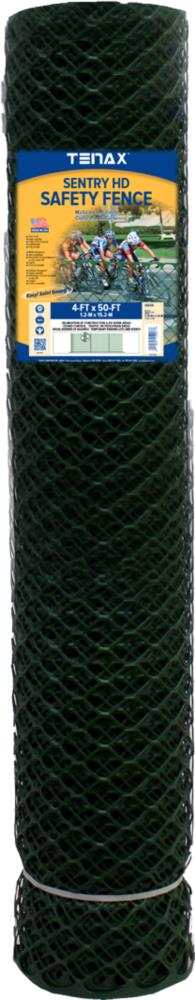 Tenax 64315809 4-Feet H x 50-Feet L Construction HDPE Safety fence