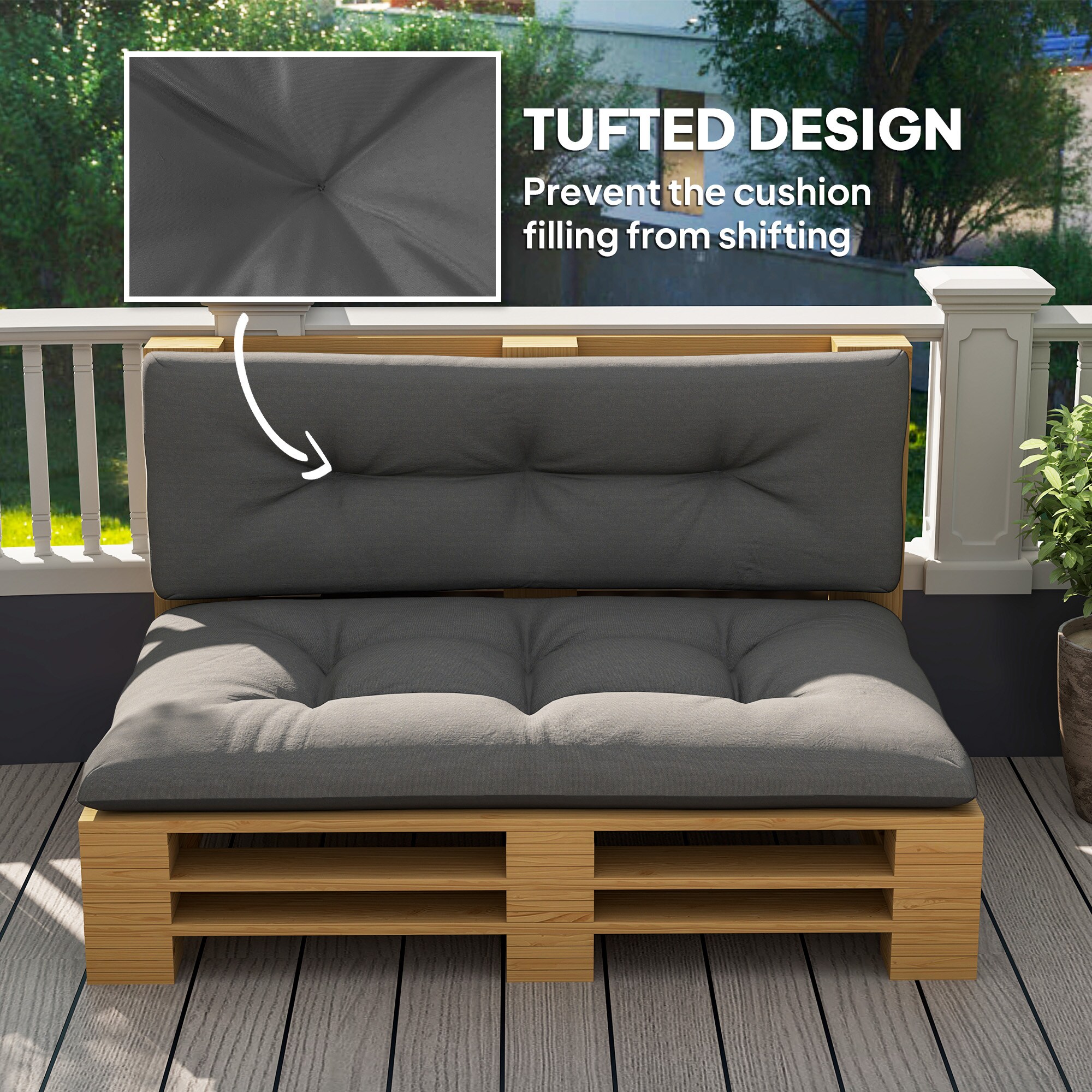 Outsunny 84G-611V01CG Patio-Furniture-Cushions - View #6