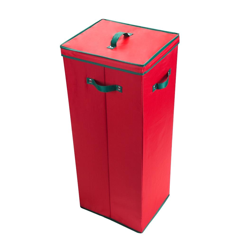 IRIS 10.06-in x 40.75-in 20-Roll Red Wrapping Paper Storage Container in  the Wrapping Paper Storage department at