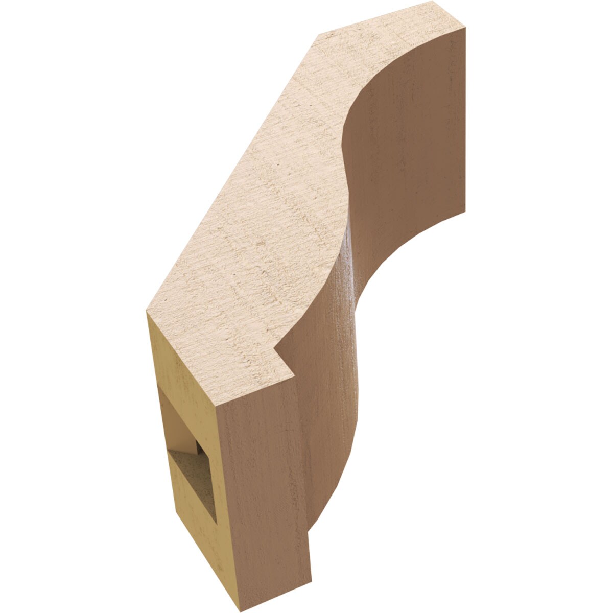 Ekena Millwork BRCUR03X06X06BKRRCPR braces - View #7