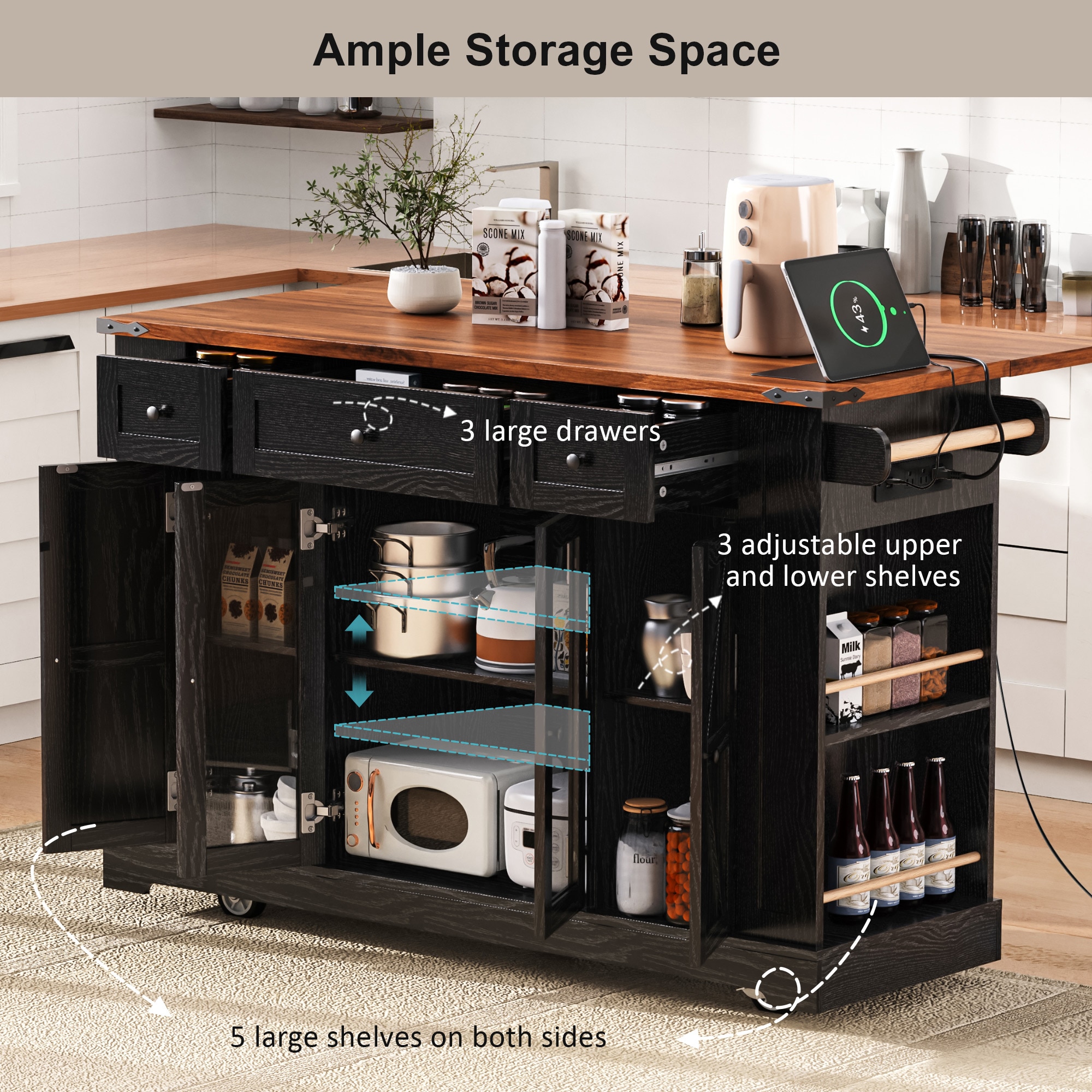 SINOFURN SYB260088BK Kitchen-Furniture - View #12