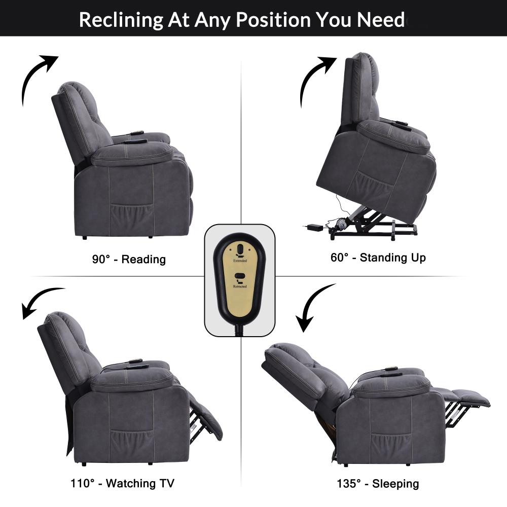 Clihome OF-1978WF19-AADG recliners - View #5