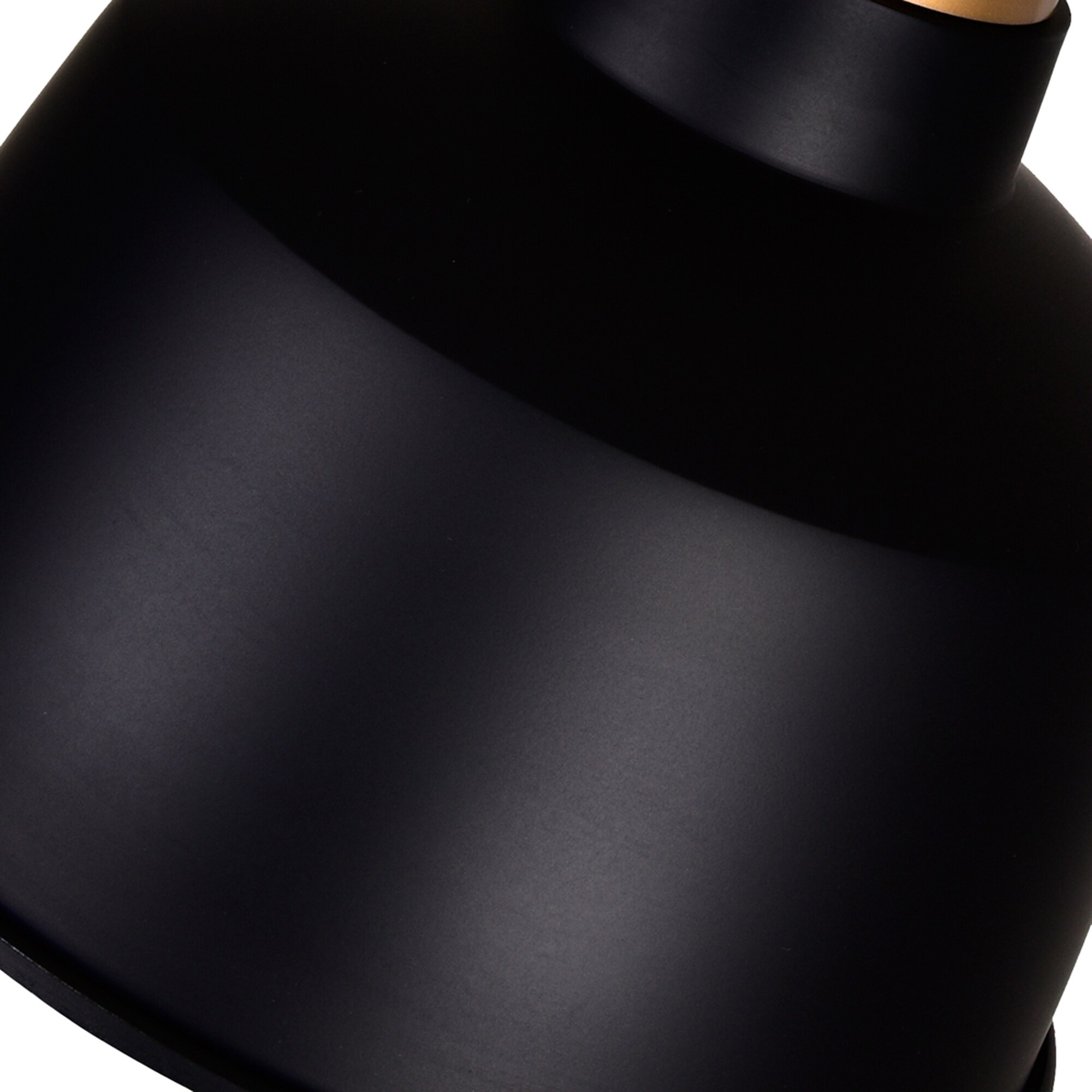 Elisa Mini Crystal-Embellished 9" Black Metal Pendant Light