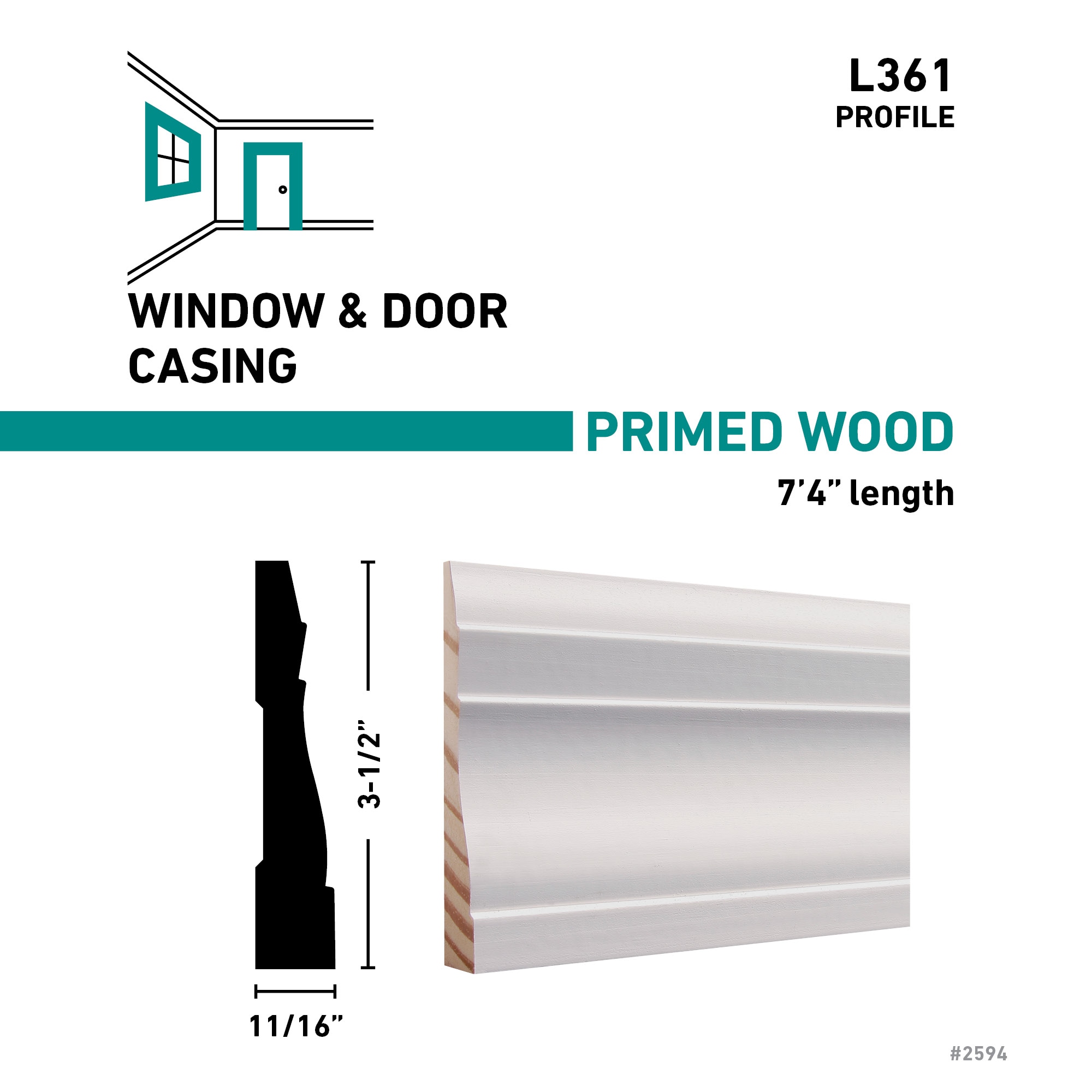RELIABILT L 36174FJPMD Window-Door-Casings - View #2