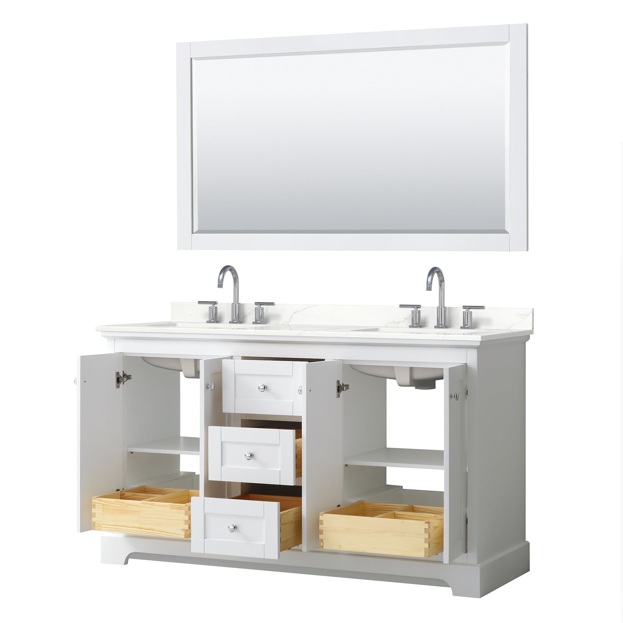 Wyndham Collection WCV232360DWHGTUS3M58 Bath-Vanity-Combo - View #3