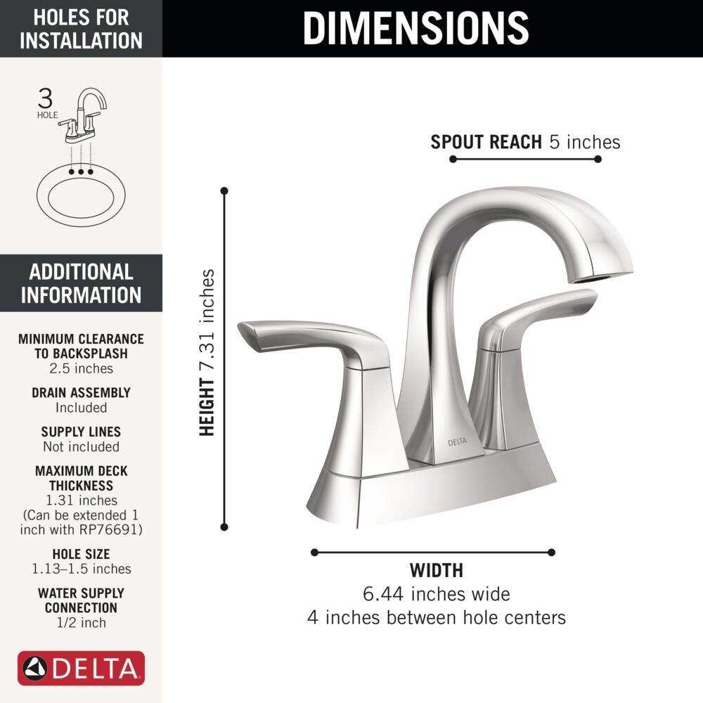 Delta 25895LF Lavatory-Faucets - View #4