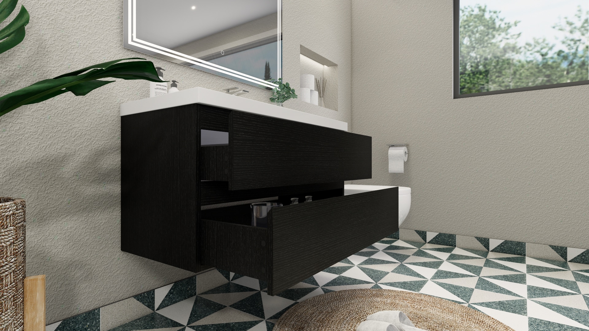 Moreno Bath MOB42-RB Bath-Vanity-Combo - View #8