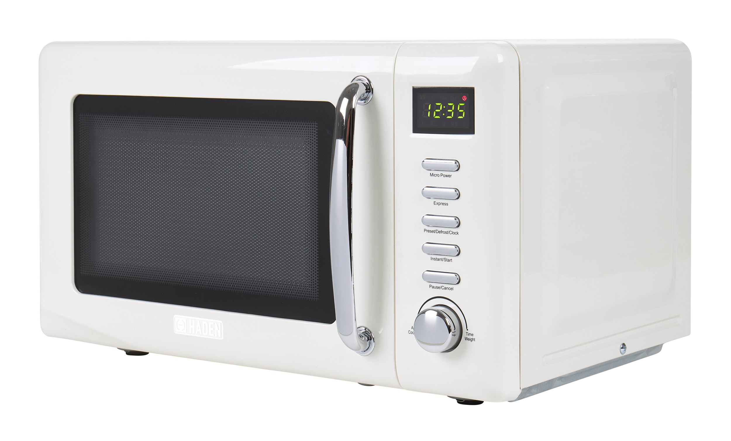 Avanti MT7V0W 18 Inch Countertop Microwave Oven with 0.7 cu. ft. Capacity,  700 Watts, Electronic Control Panel, 10 Microwave Power Levels, and Child  Safety Lock: White