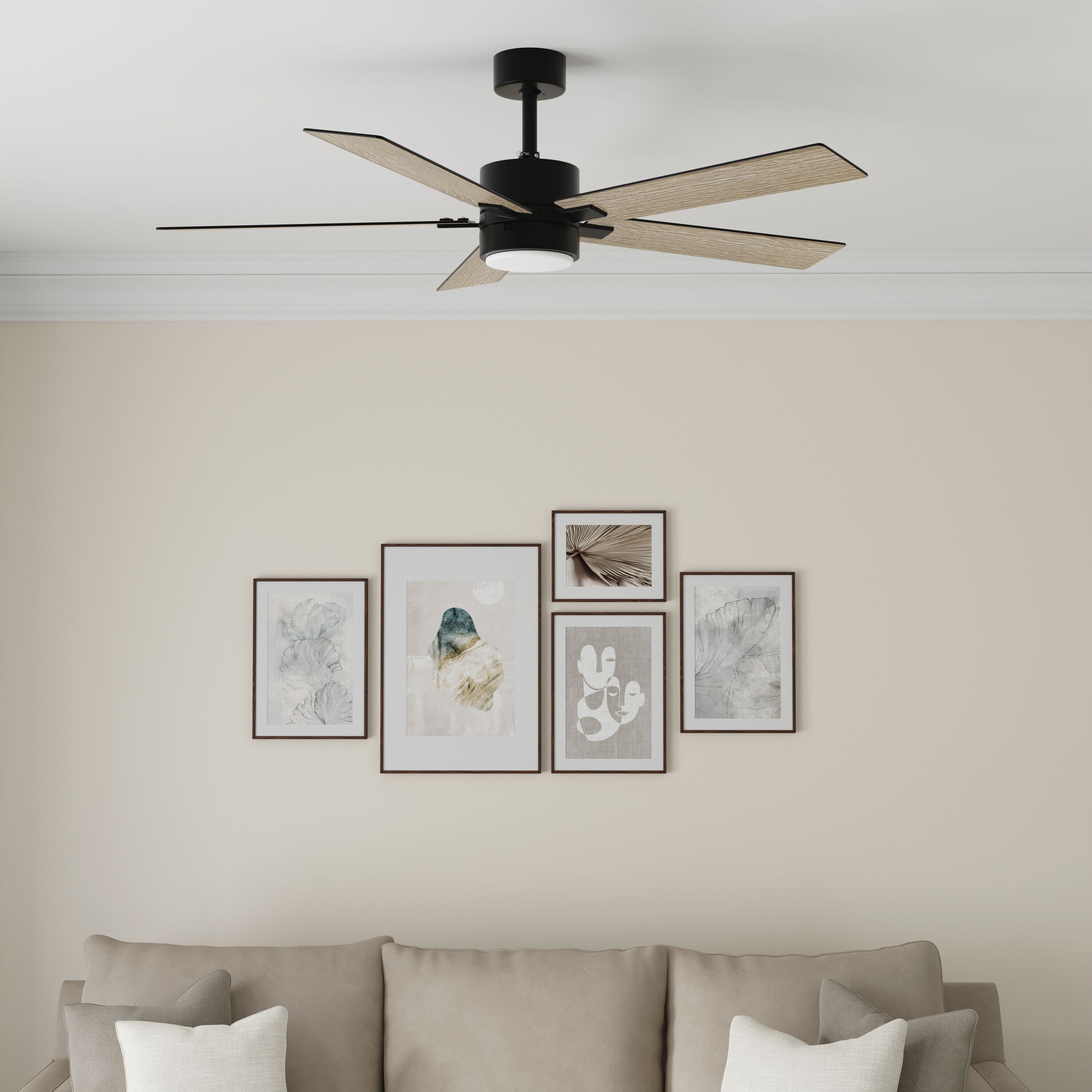 Harbor Breeze POR52MBK5LR Ceiling-Fans - View #3
