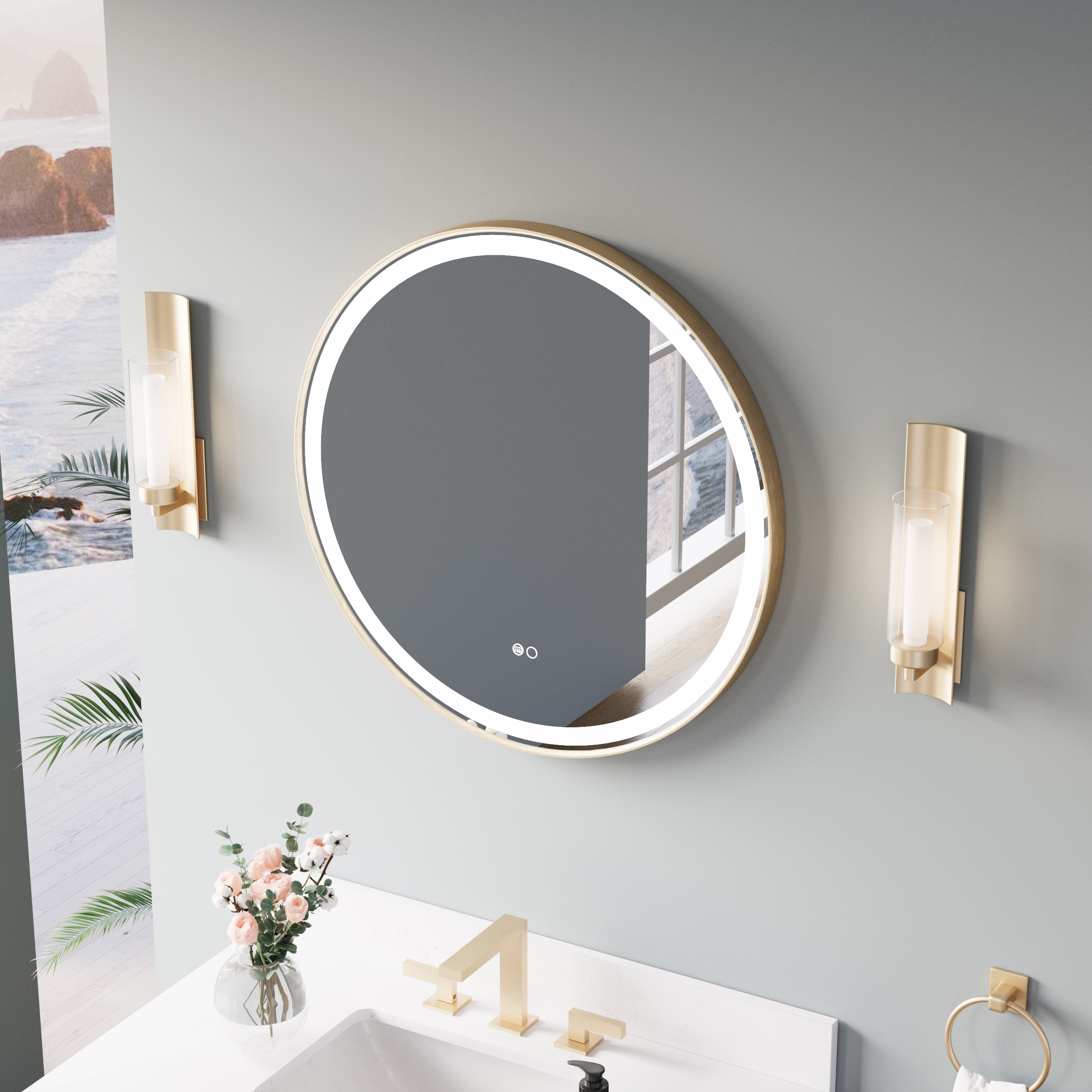 CALVON RC9-2828BG Framed-Bath-Mirrors - View #6