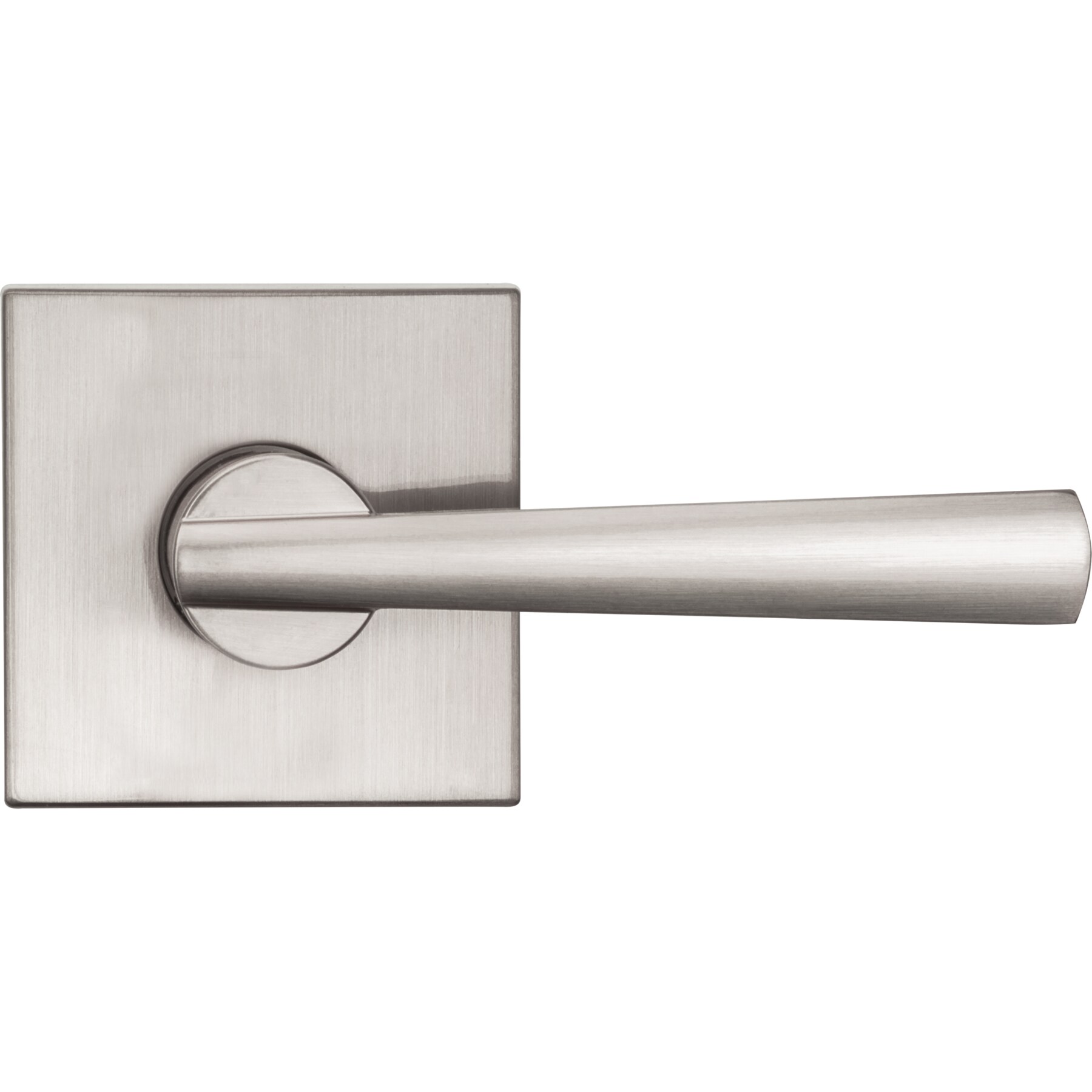 Satin Nickel Straight Lever Passage Door Handle