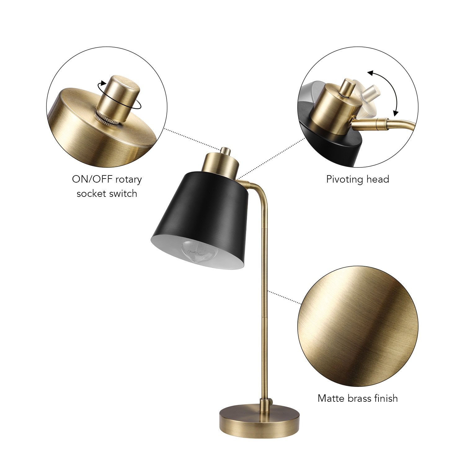Globe Electric 91006651 Desk-Table-Lamps - View #7
