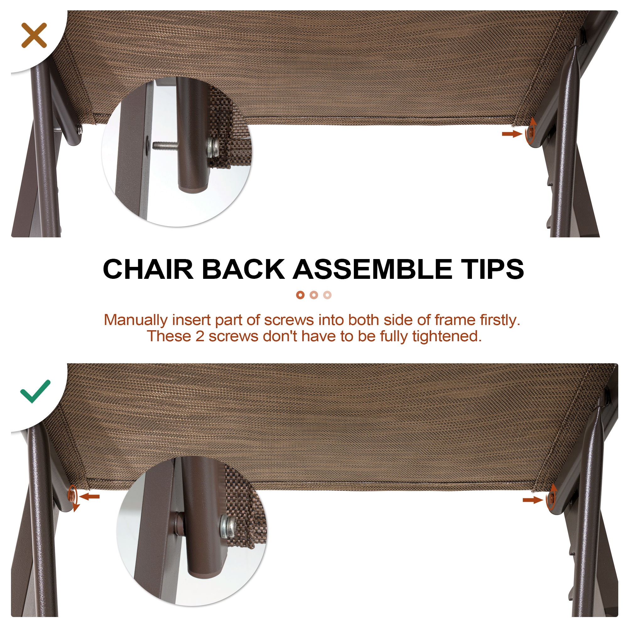 Elegant Brown Aluminum Adjustable Outdoor Chaise Lounge with Curved Armrests
