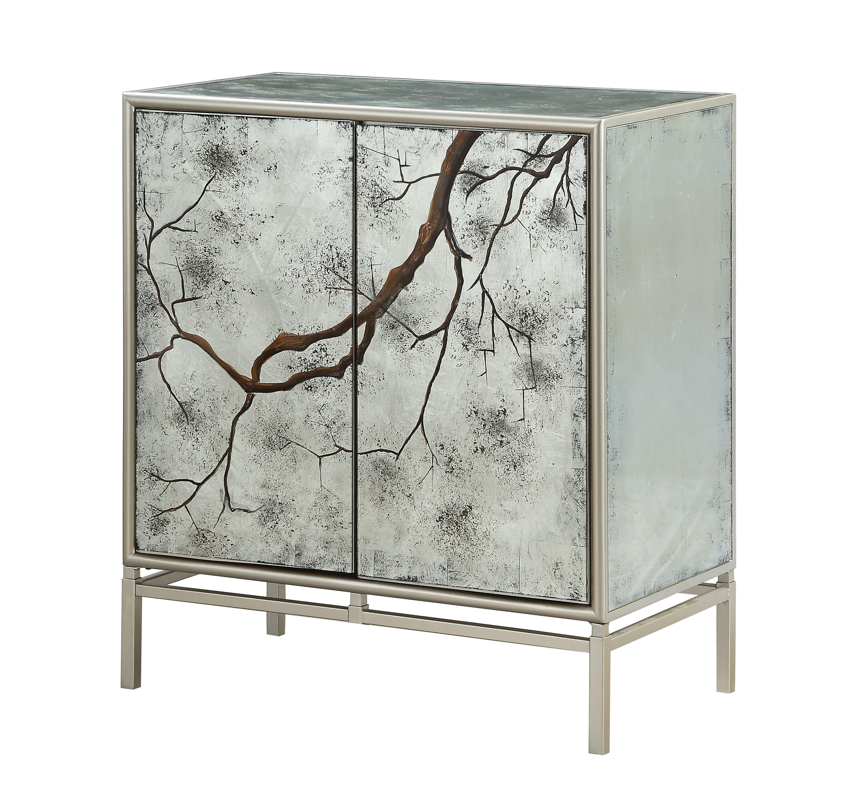 Media Cabinets Color/Finish Family Silver