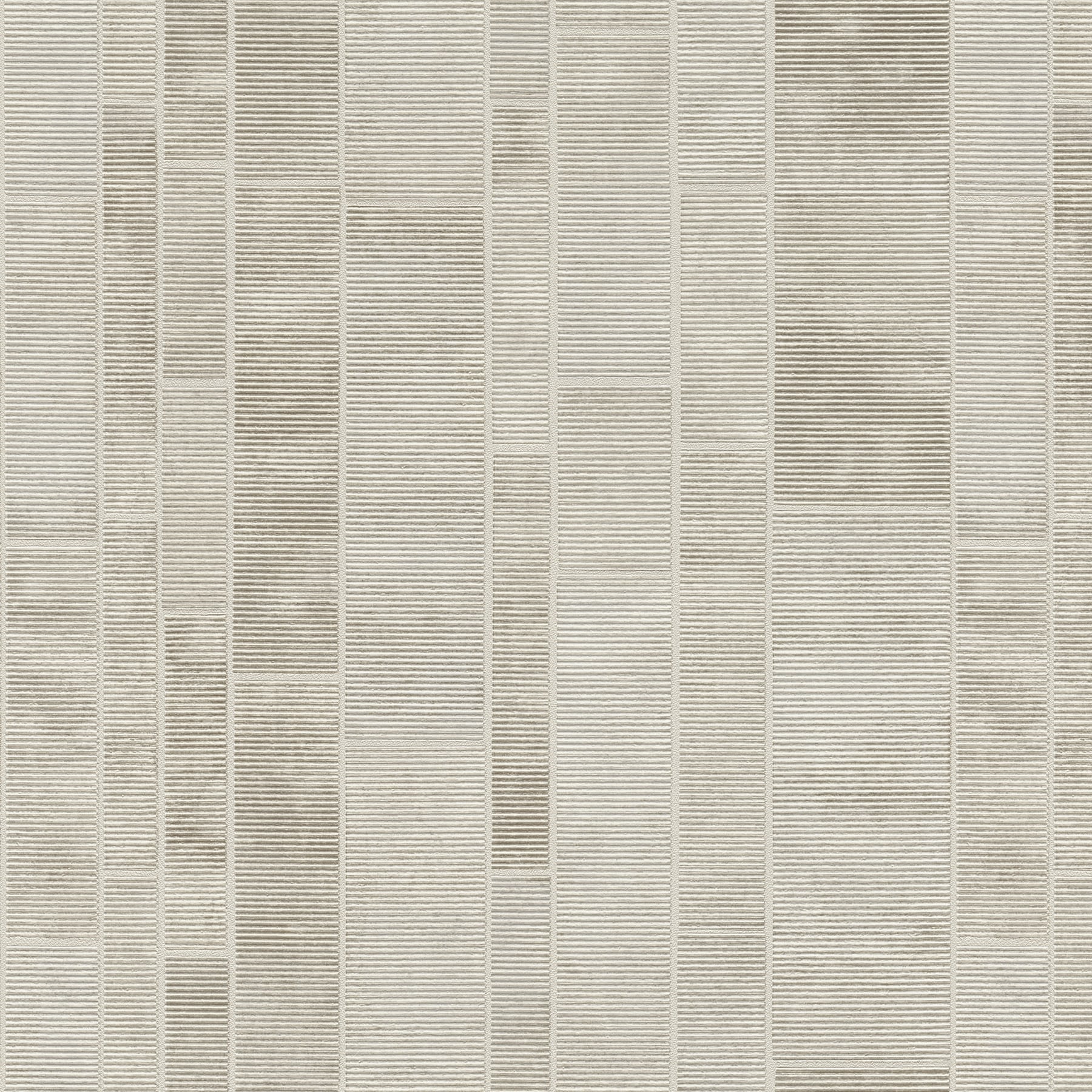 Advantage 4041-428209 Passport 57.5-Sq. Feet Off-White Vinyl Textured Geometric 3D Unpasted Wallpaper