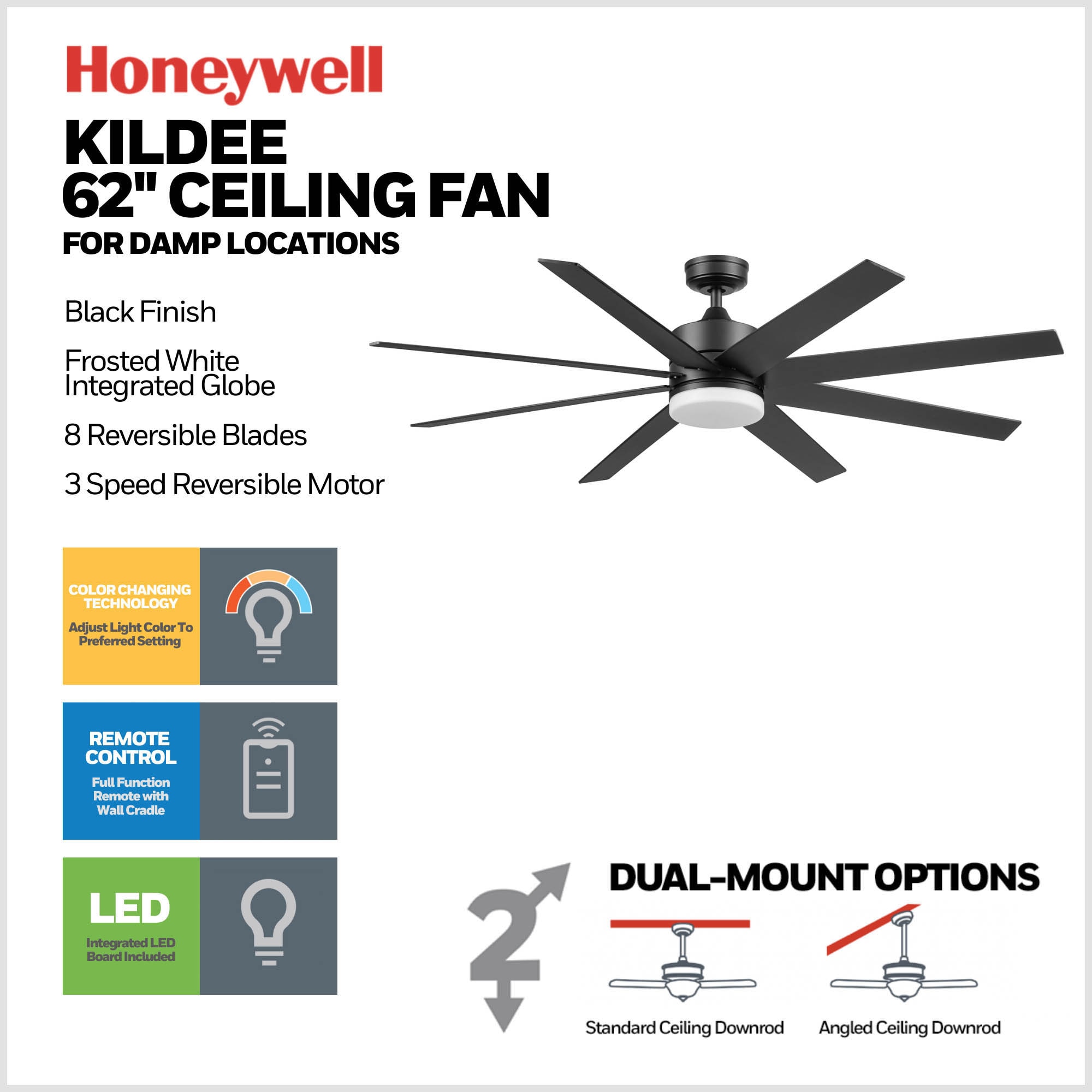 Honeywell 53002-26 Ceiling-Fans - View #3