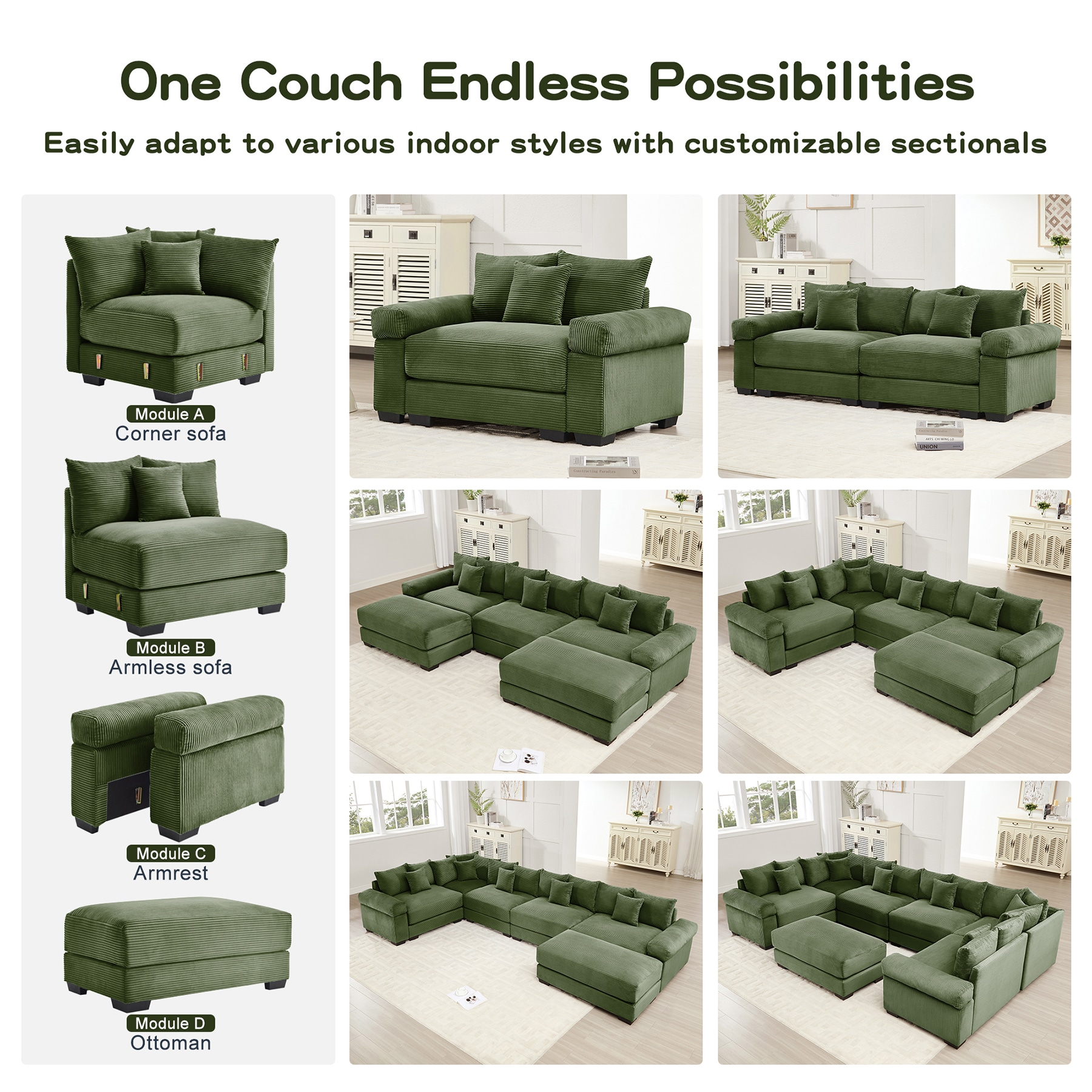 SINOFURN SYA020363GY Sofas-Loveseats - View #9