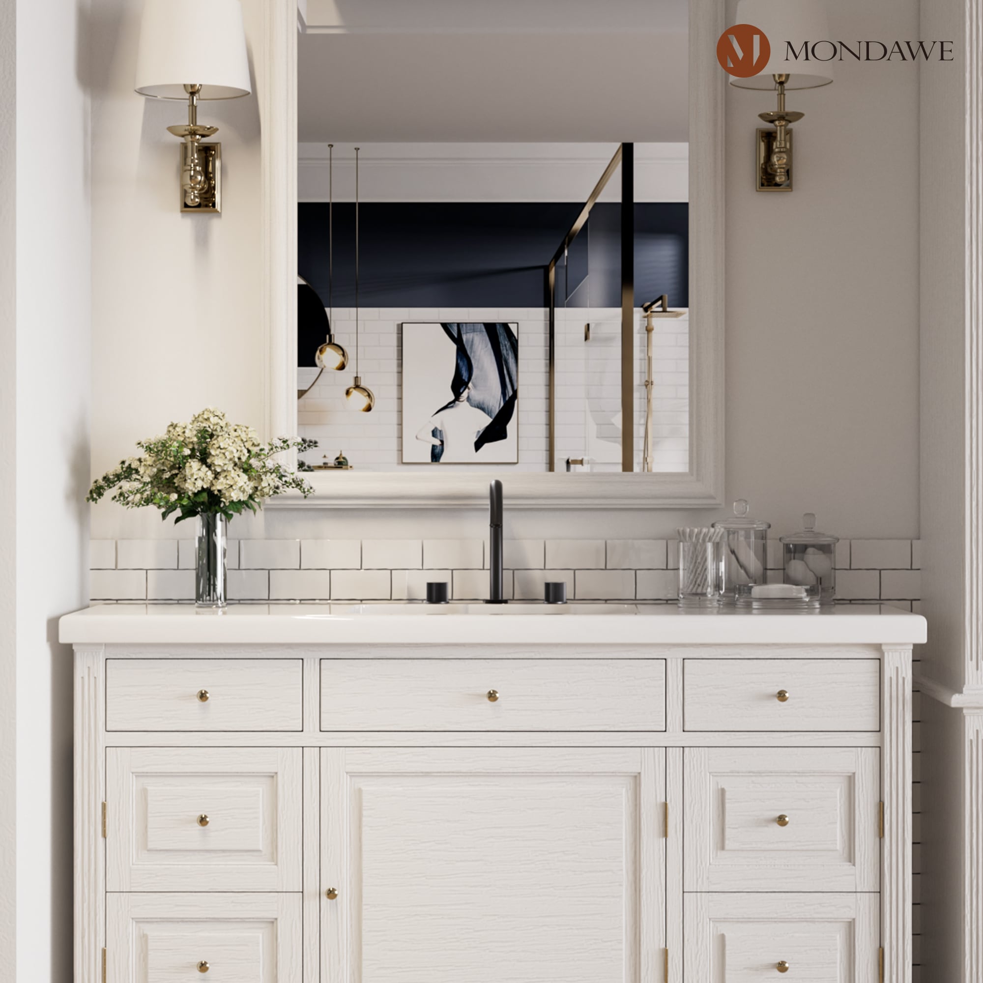 Mondawe WF-2382-BL Lavatory-Faucets - View #3