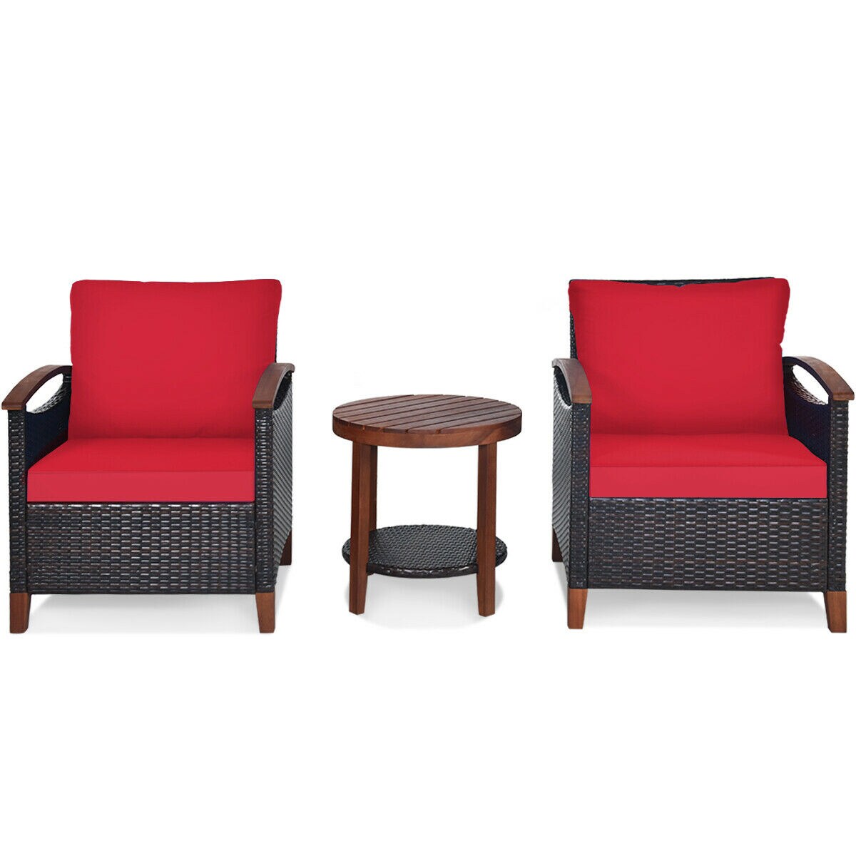 WELLFOR OUJN65226RE Patio-Conversation-Sets - View #7