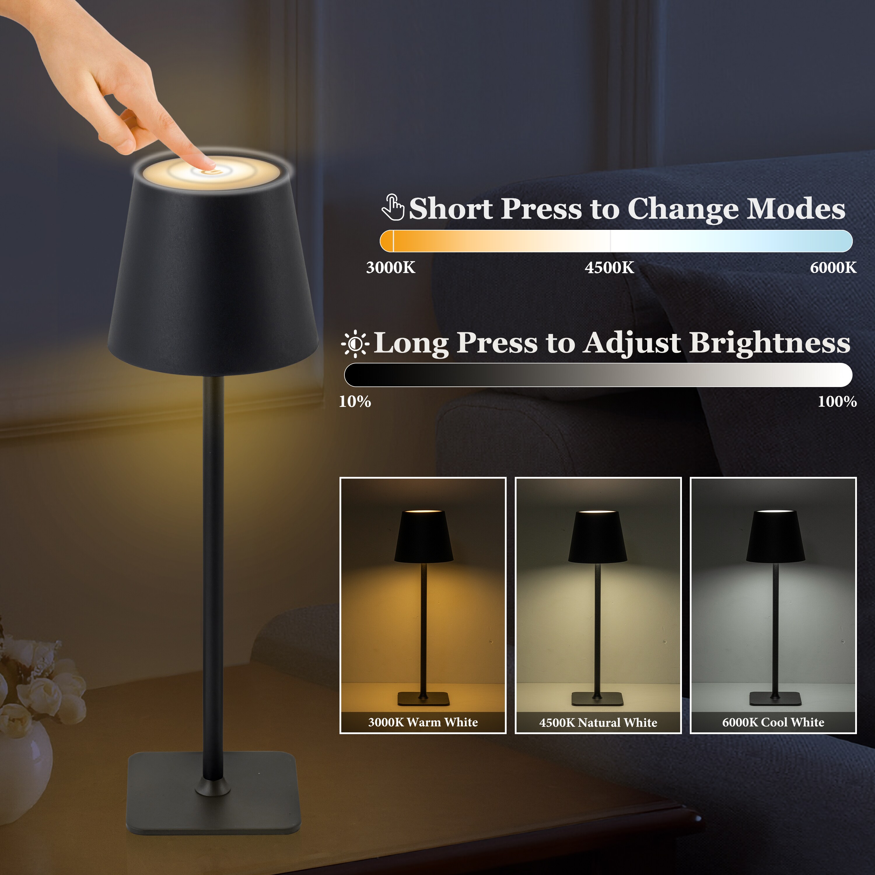 C Cattleya LCA2615-4TM Table-Lamps - View #2