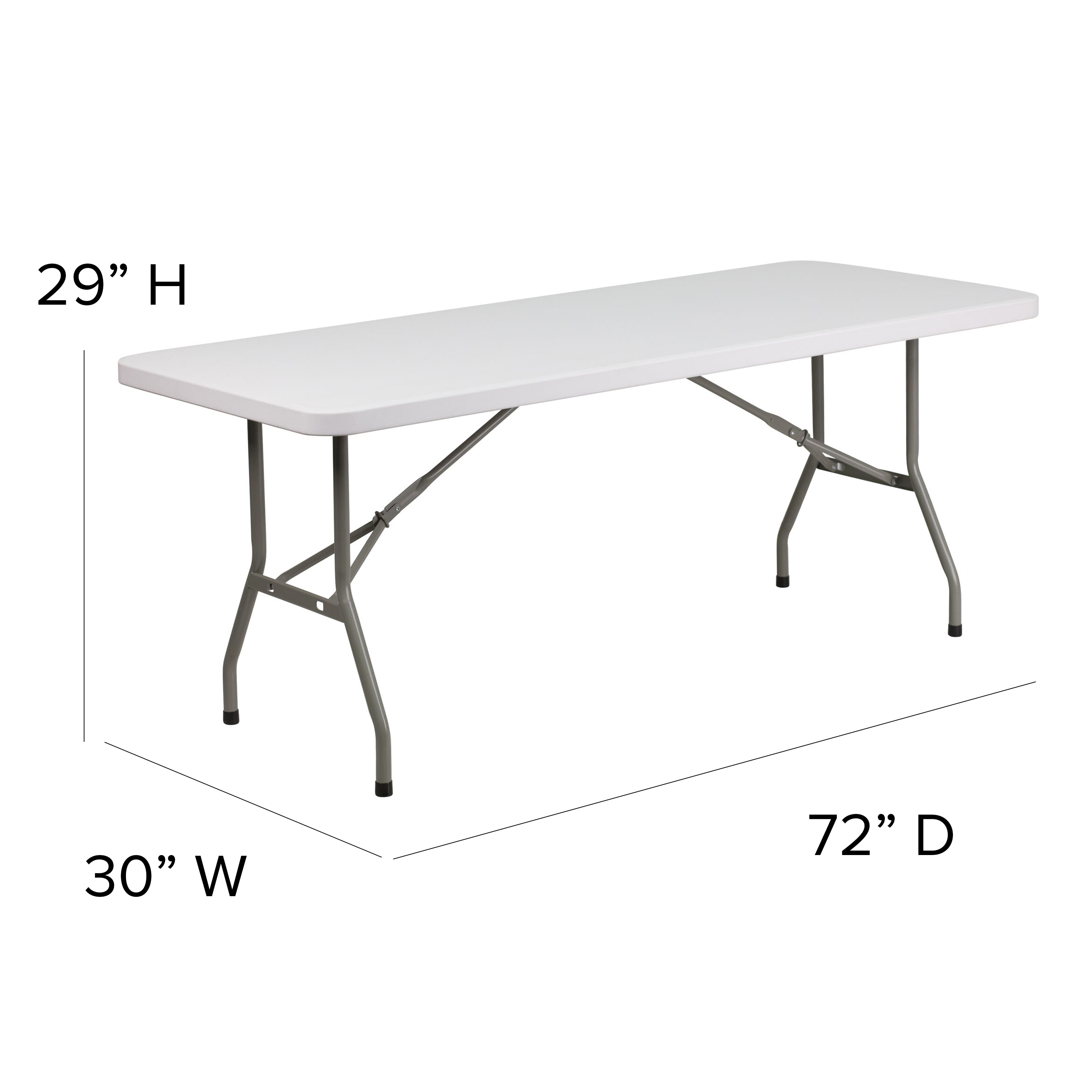 Flash Furniture 812581018035 Folding-Tables - View #5