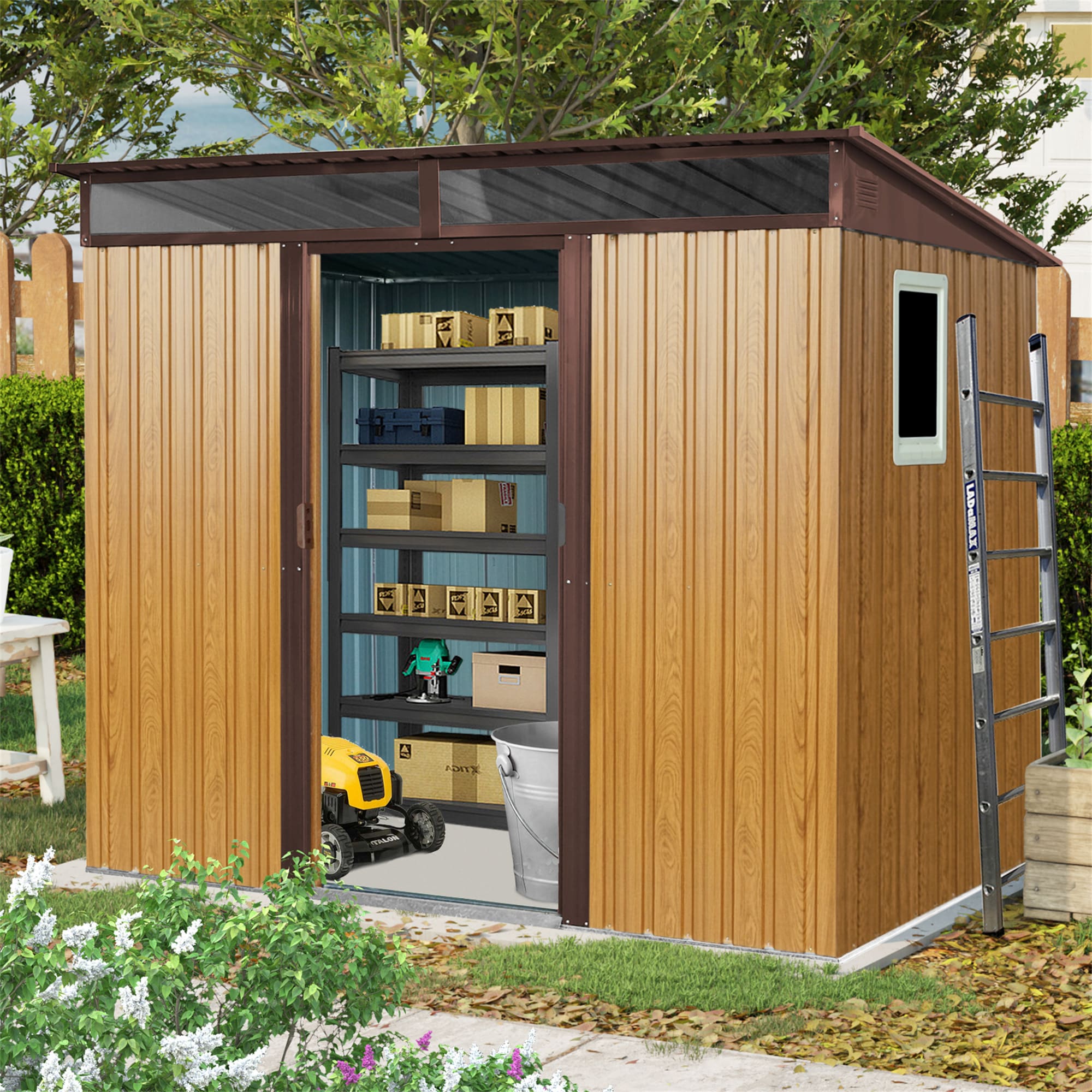 BABOOM BOM-185325-OR Metal-Storage-Buildings-Sheds - View #5