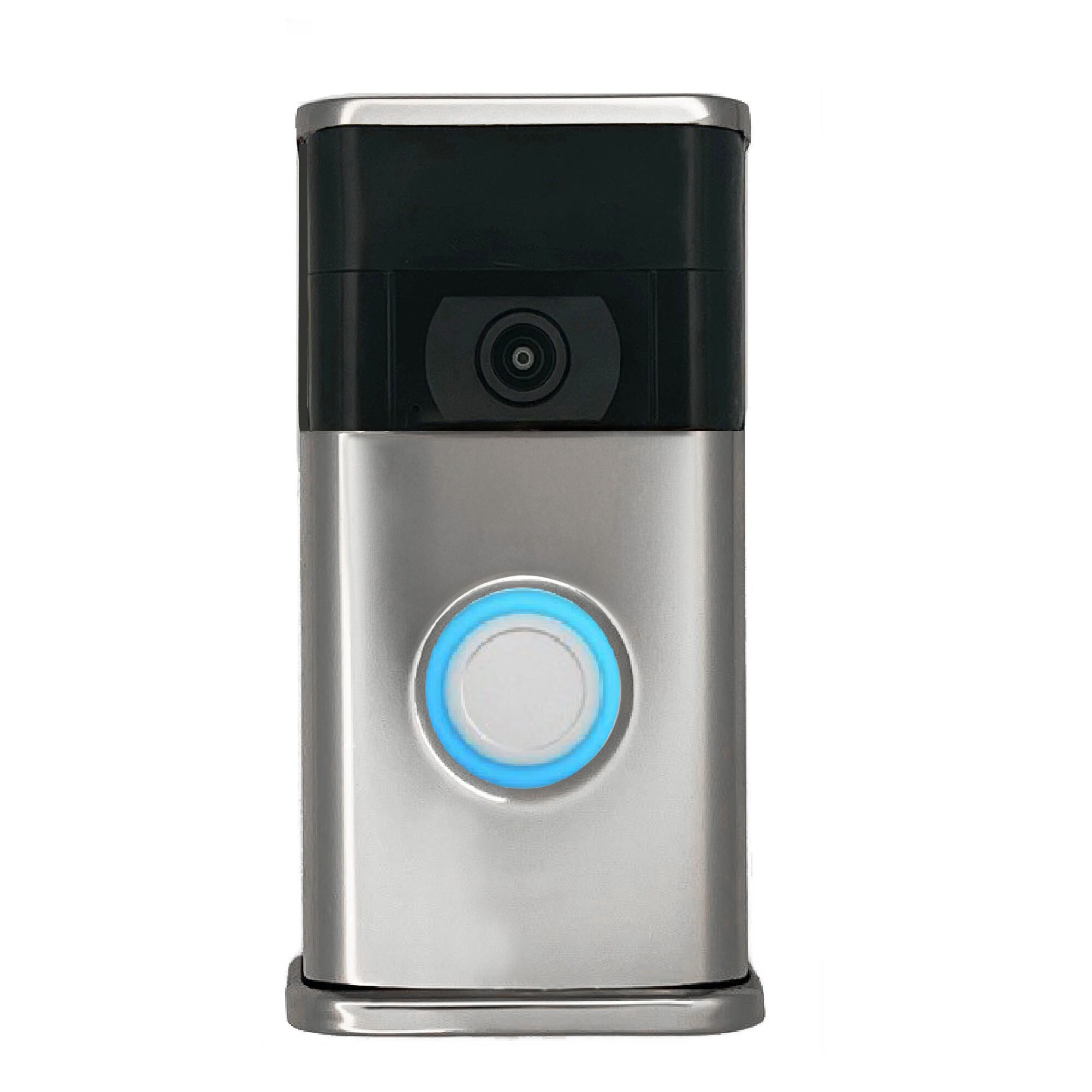 Michael Healy MHVR20018 Video Doorbell Decorative Covers (R2 Collection) Chrome Doorbell skin