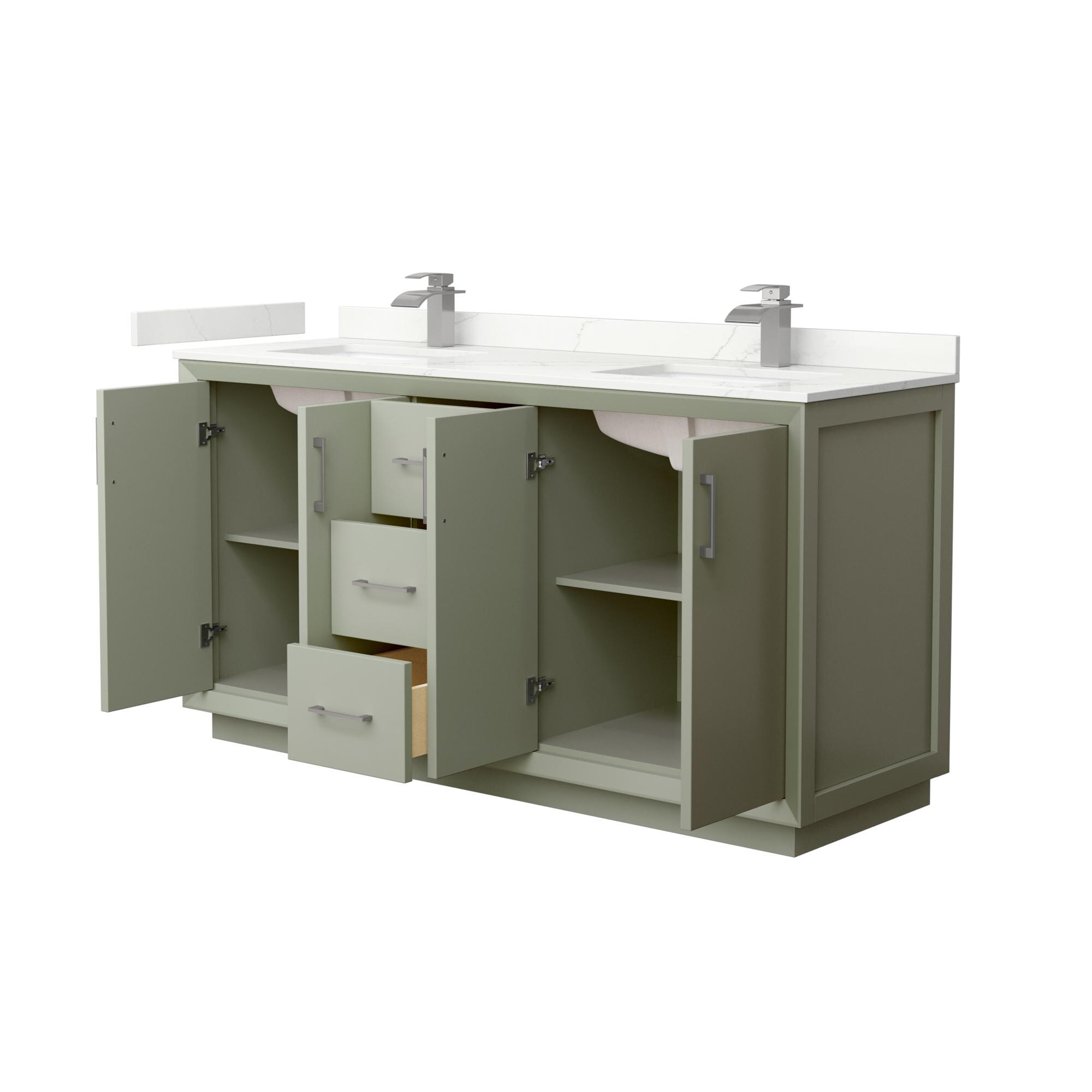 Wyndham Collection WCF414166DLGGTUNSMXX Bath-Vanity-Combo - View #2