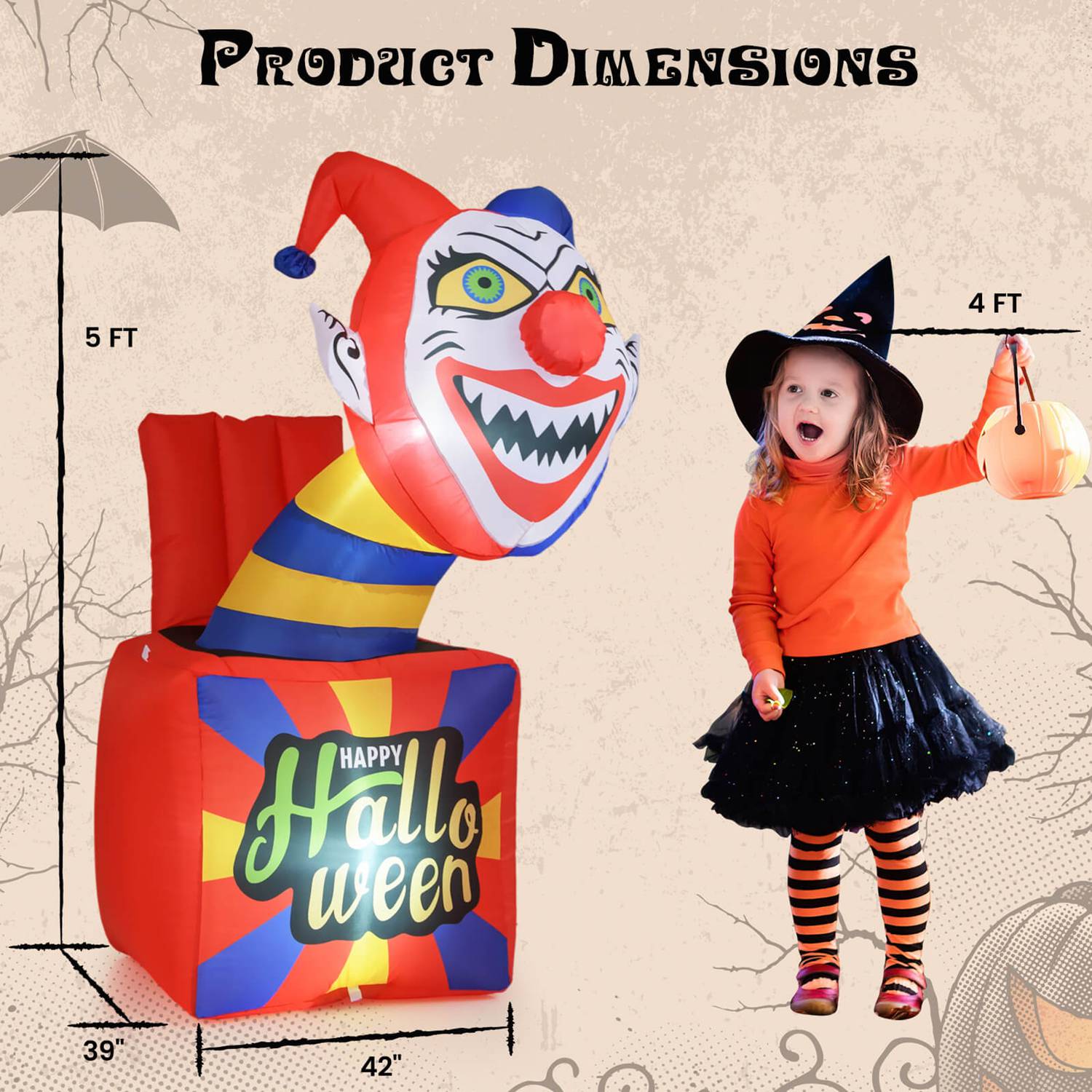 Costway CSHY001869 Outdoor-Halloween-Decor - View #3