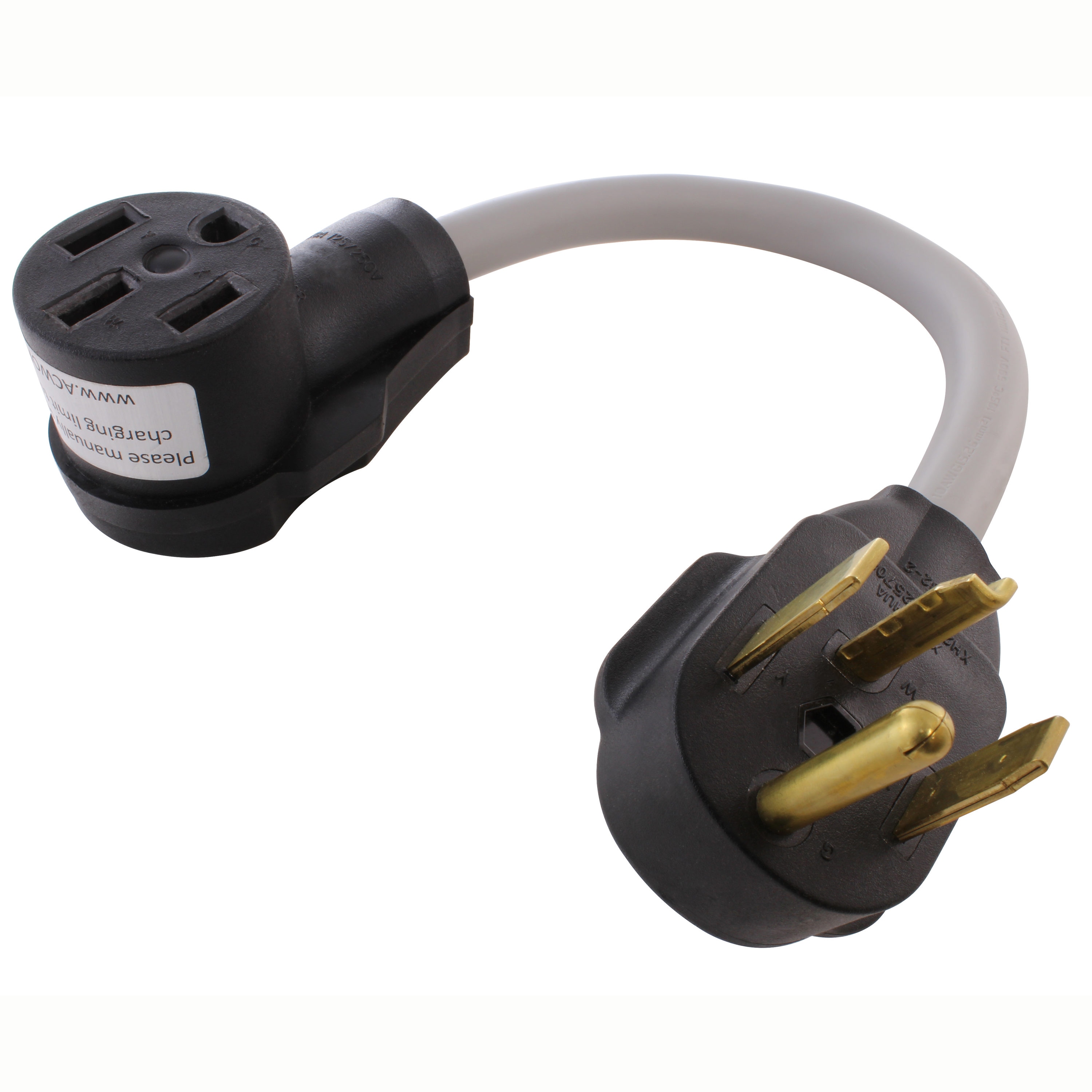 RV 50 amp shore power locking power cord, 100 ft. – EVSE Adapters