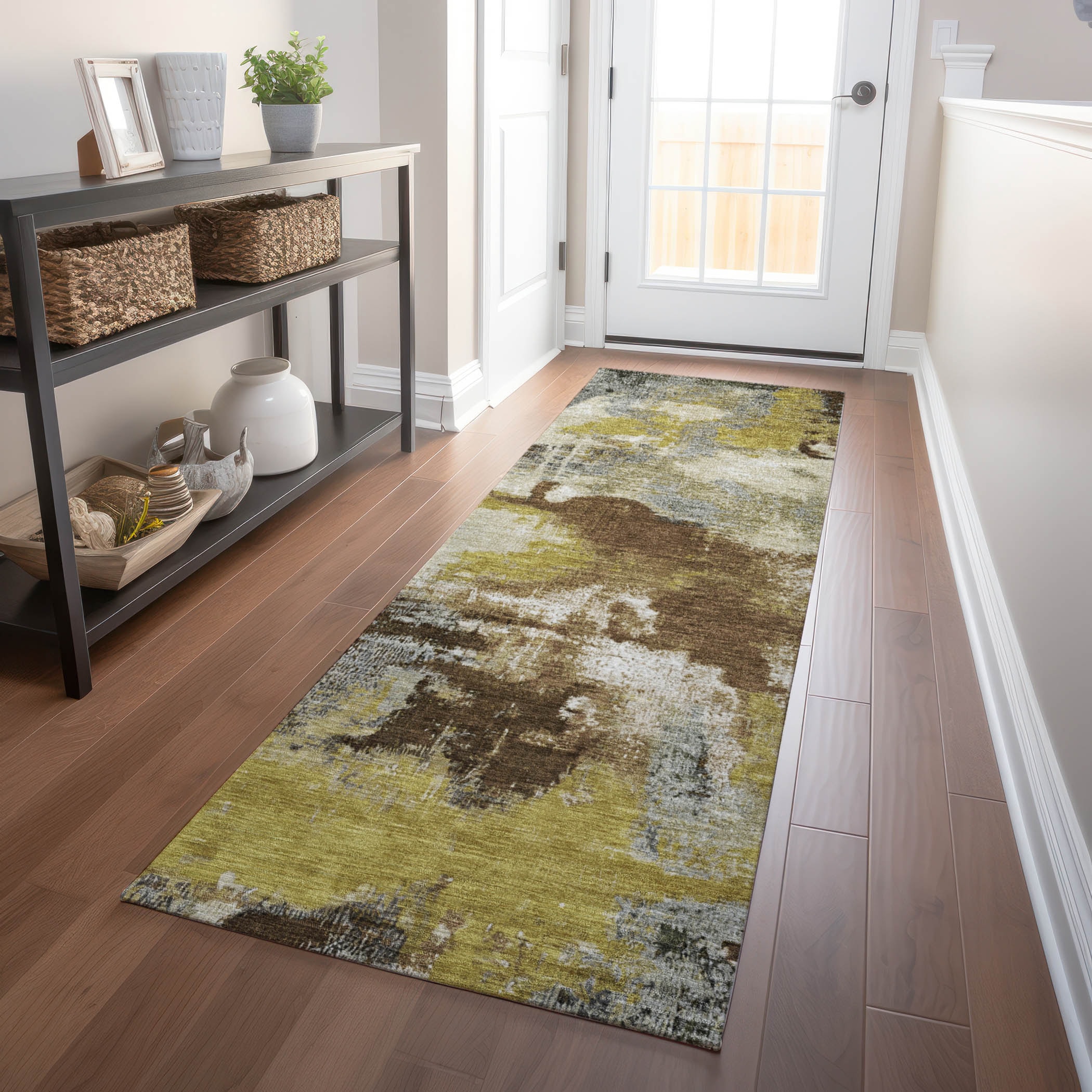 Addison Rugs ACN1738BR2X8 Chantille ACN1738BR 2 x 7 (ft) Loomed Brown Rectangular Indoor/Outdoor Machine washable Pet Friendly Area rug