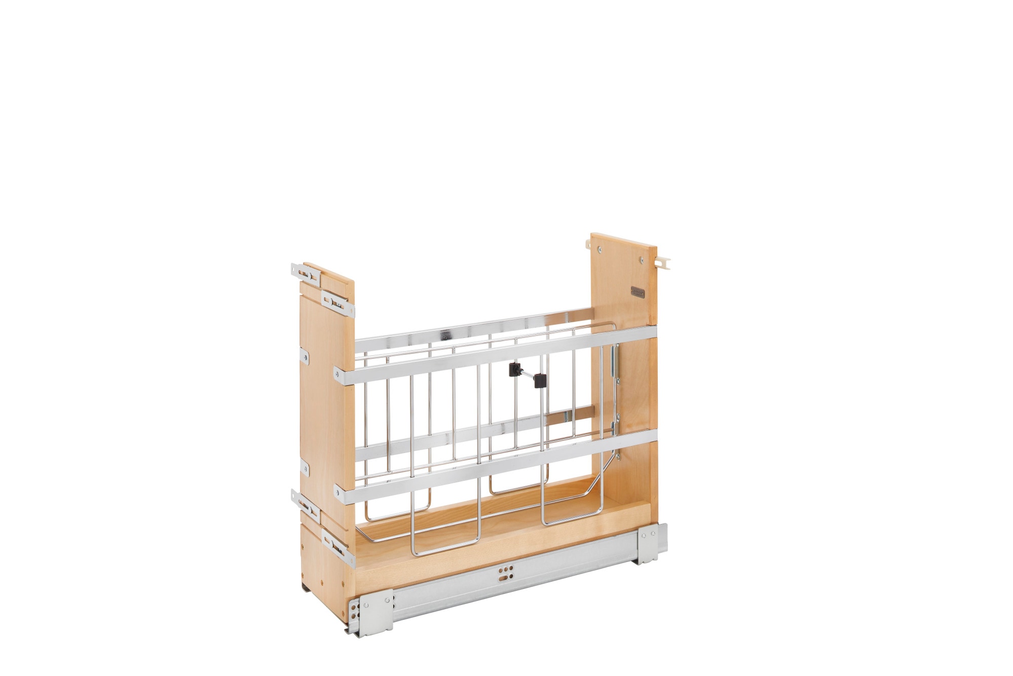 Rev-A-Shelf 447-BCSC-6C 447-BCSC (Base) Series 7.12-Inches W x 19.5-Inches H x 21.65-Inches D Cabinet-mount Light Brown Wood Soft Close Pull-out Bakeware organizer