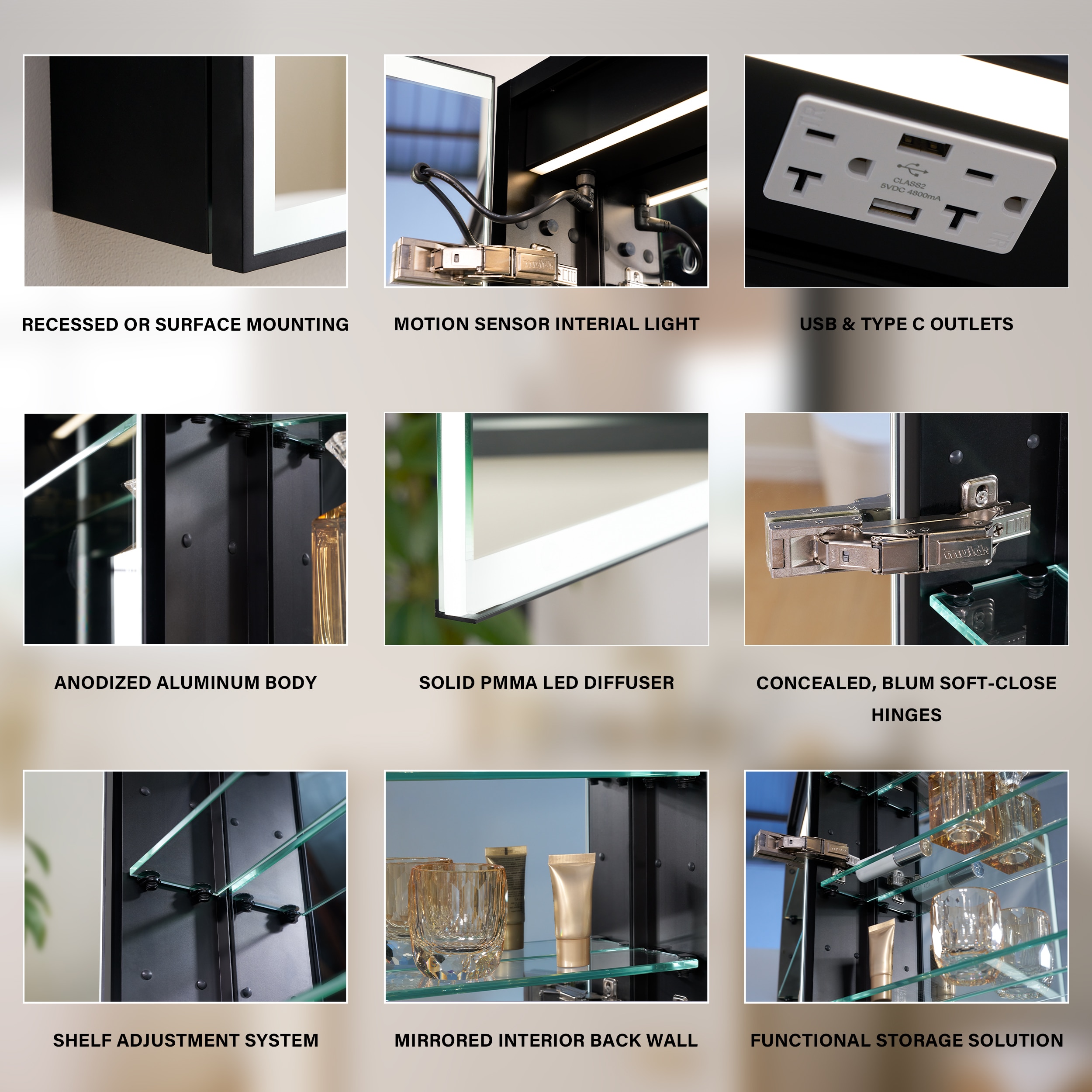 WELLFOR W12MCL2030L Bathroom-Medicine-Cabinets - View #11