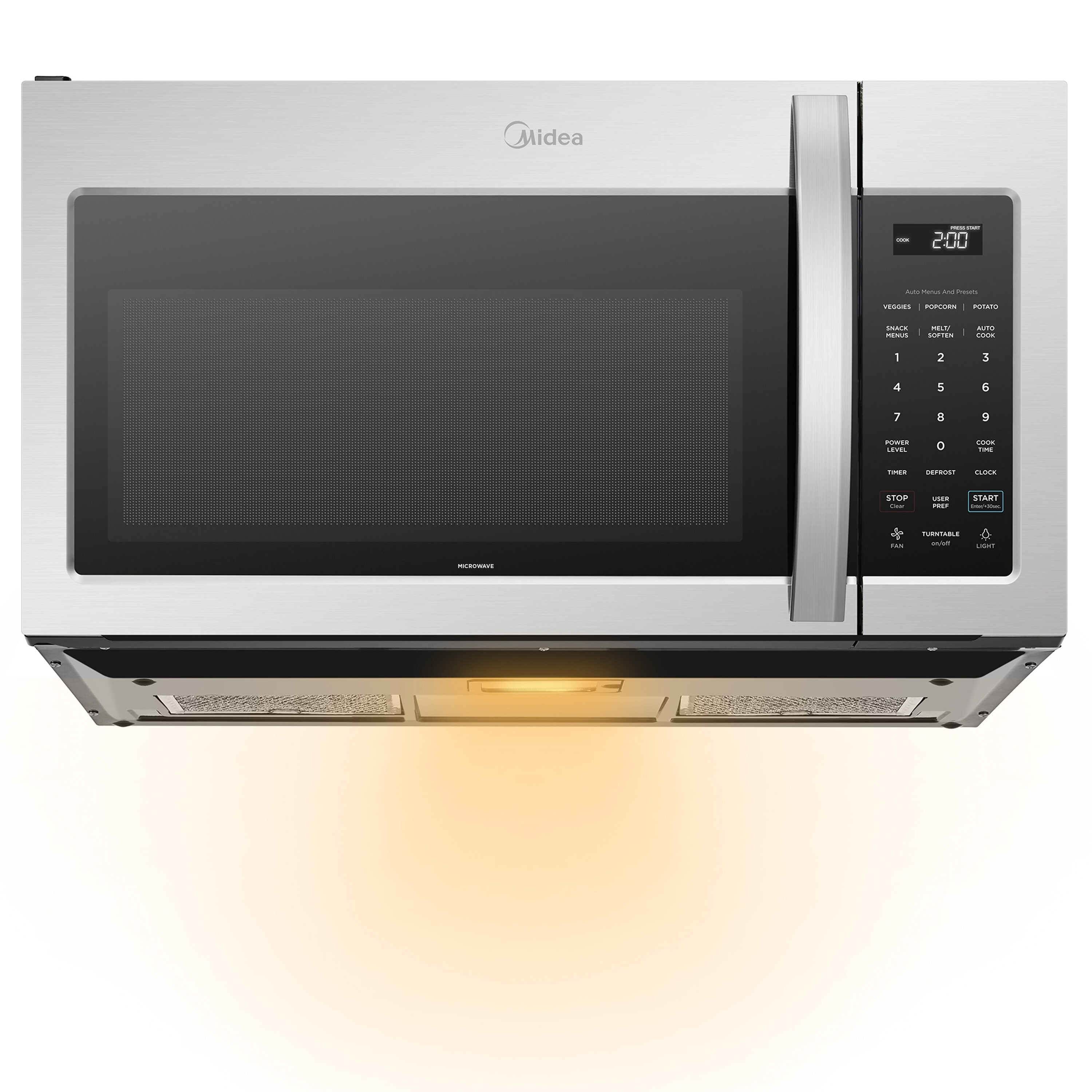 Midea MMO17S3AST 1.7-Cu. Feet 29.88-Inches Over-the-Range Microwave ( Stainless Steel )