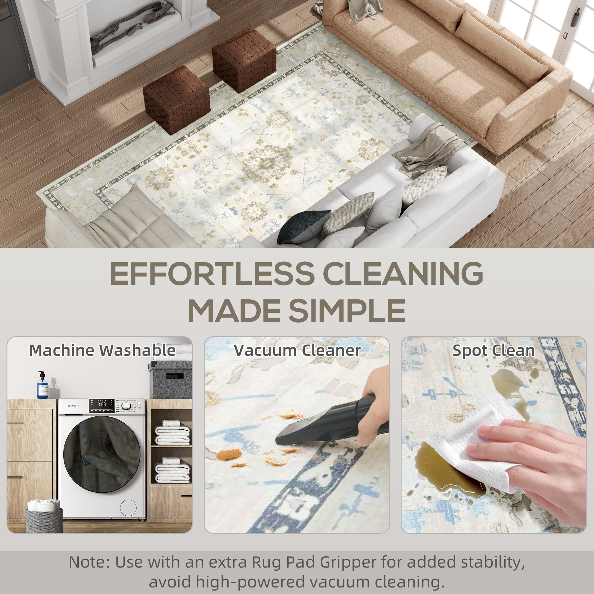 HomCom 830-974V00GN rugs - View #5