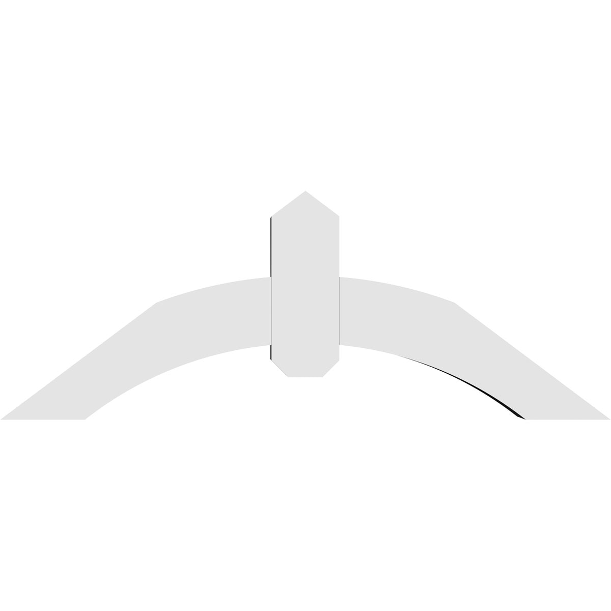 Ekena Millwork GBP036X14X0404ARC00 Exterior-Brackets-Braces - View #4