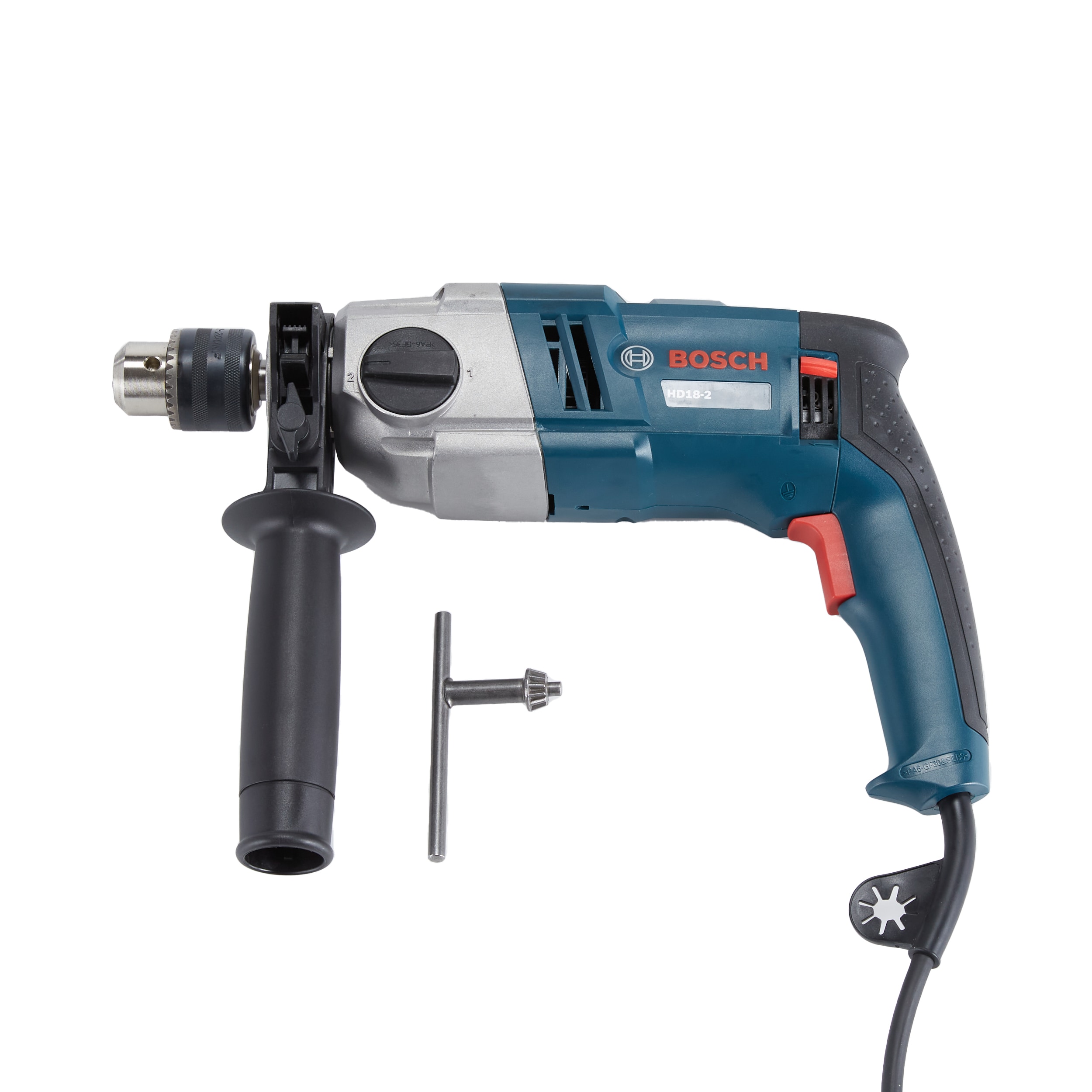 Bosch HDS181A-02 18V Lithium-Ion 1/2 Compact Tough Hammer Drill/Driver Kit  with SlimPack Batteries