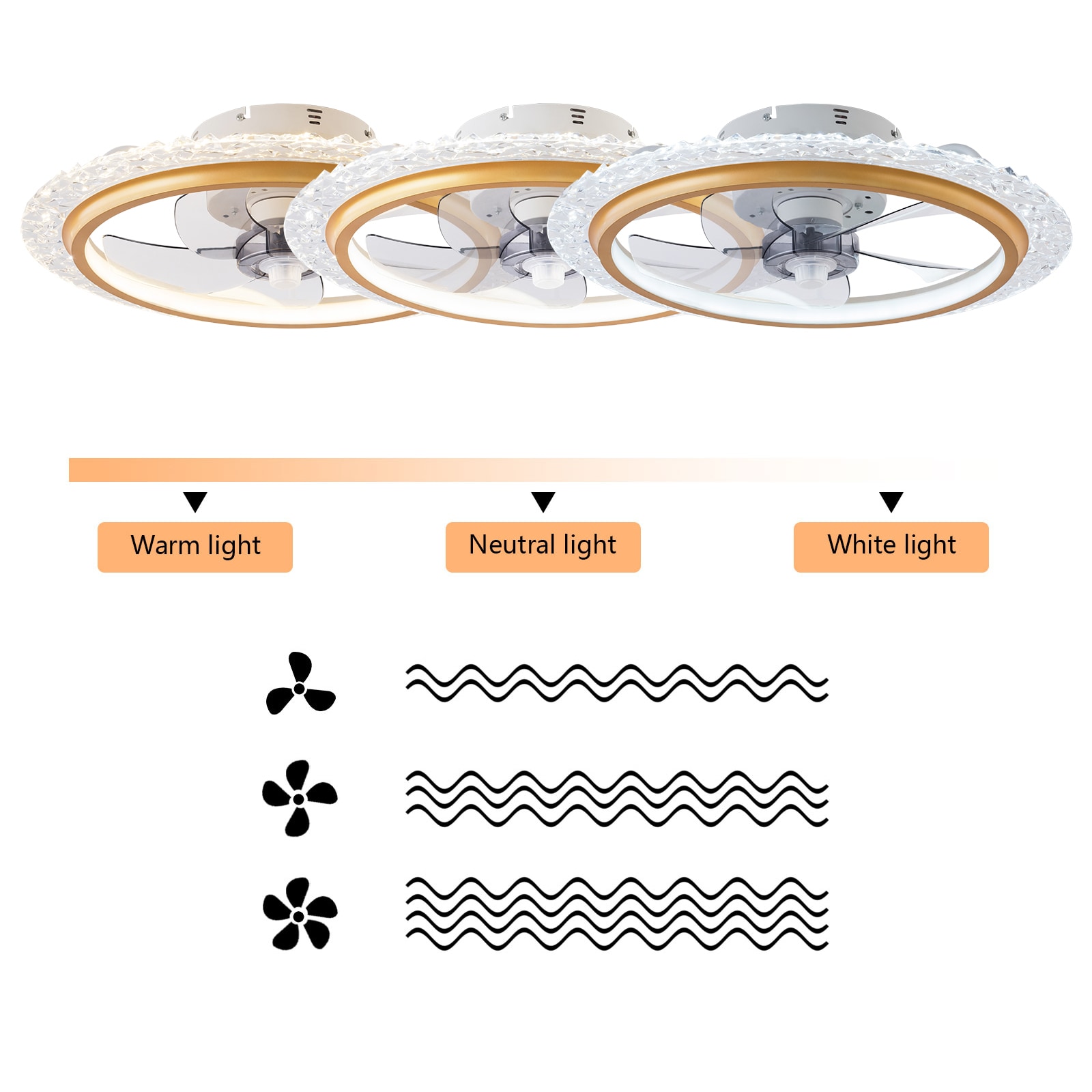 Oukaning JZUCOD5H99HCX Ceiling-Fans - View #3