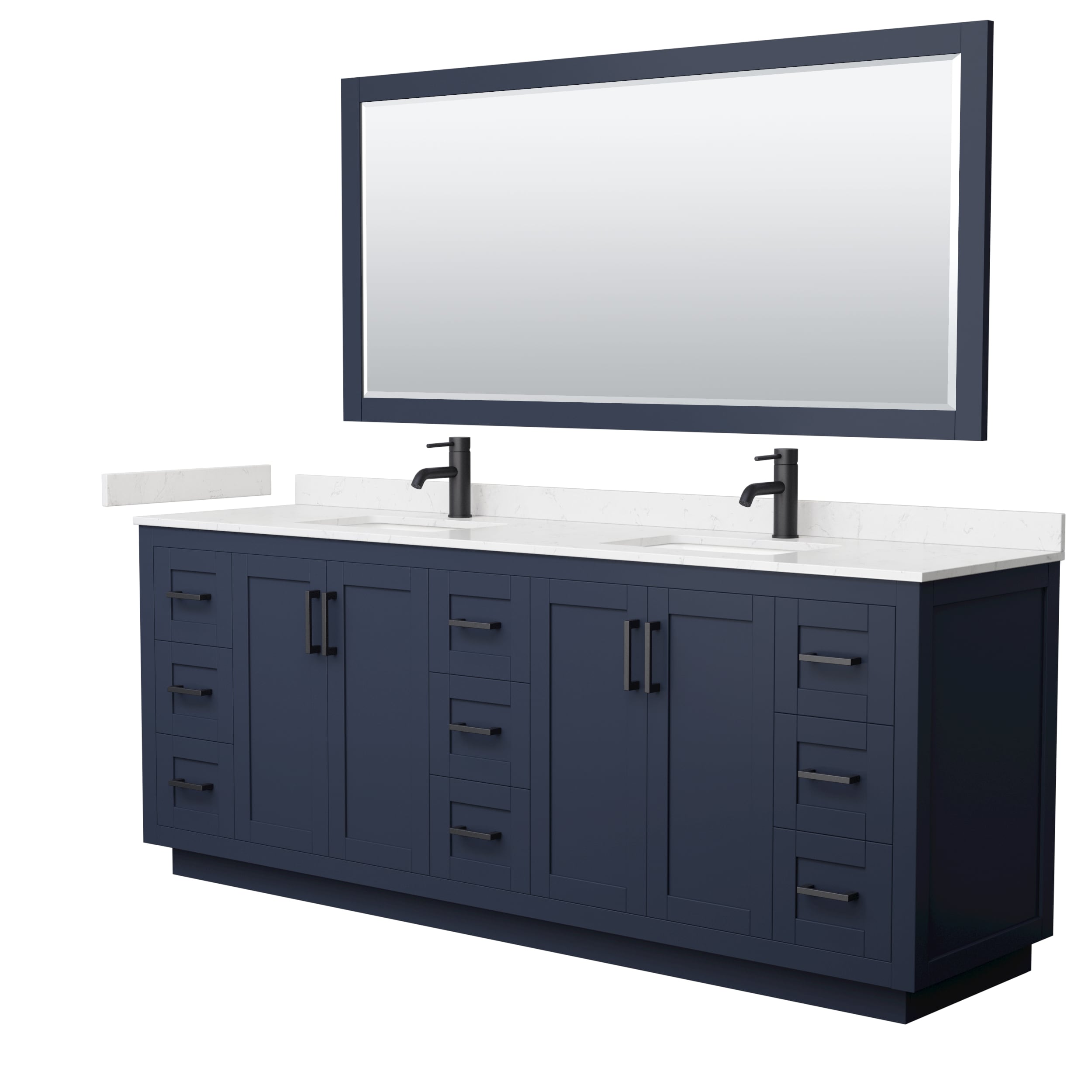 Wyndham Collection WCF292984DBBC2UNSM70 Bath-Vanity-Combo - View #2