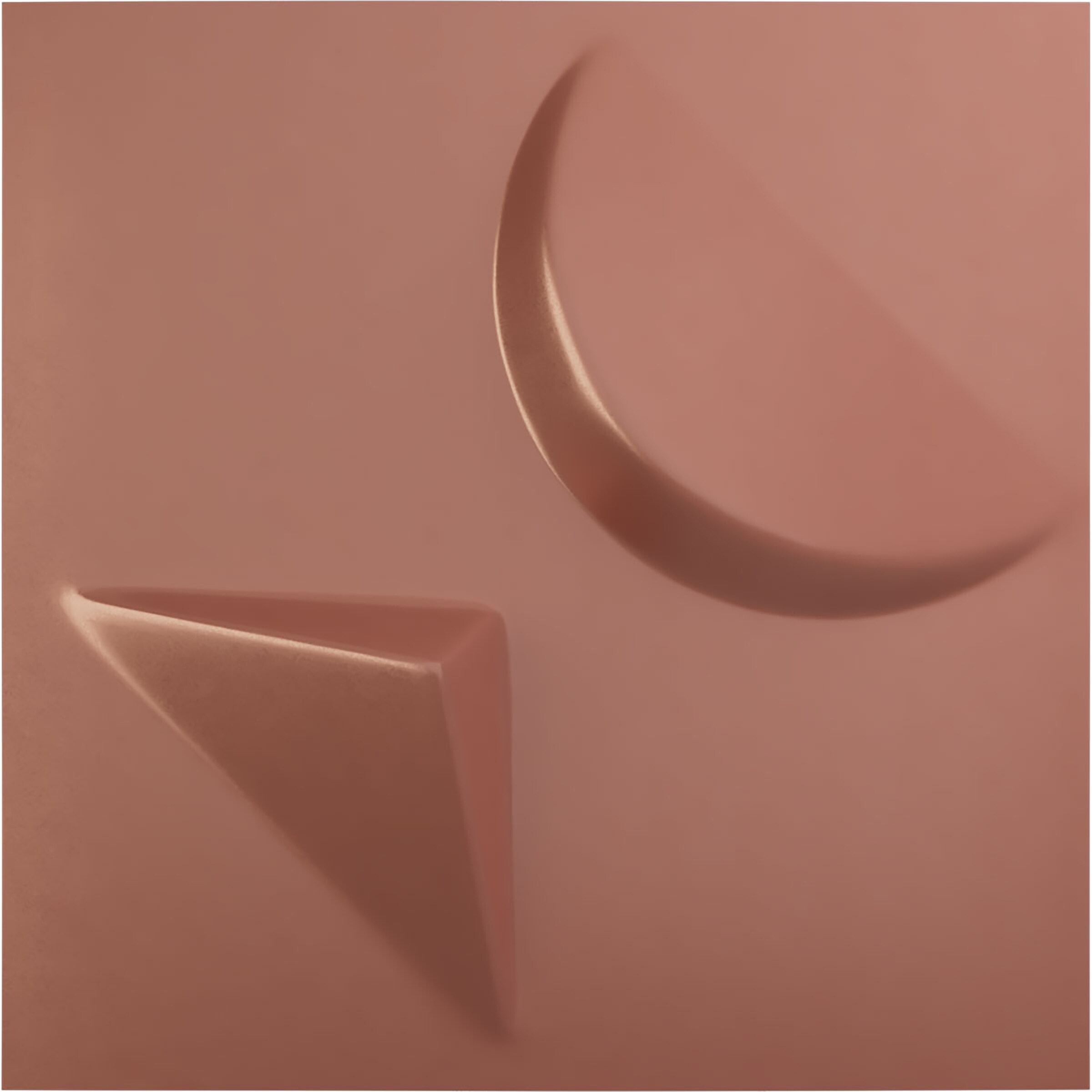 Ekena Millwork WP12X12APFCP 11-7/8-in x 11-7/8-in Embossed Paintable/Stainable Pink PVC Wall Panel ( 0.98-sq ft )