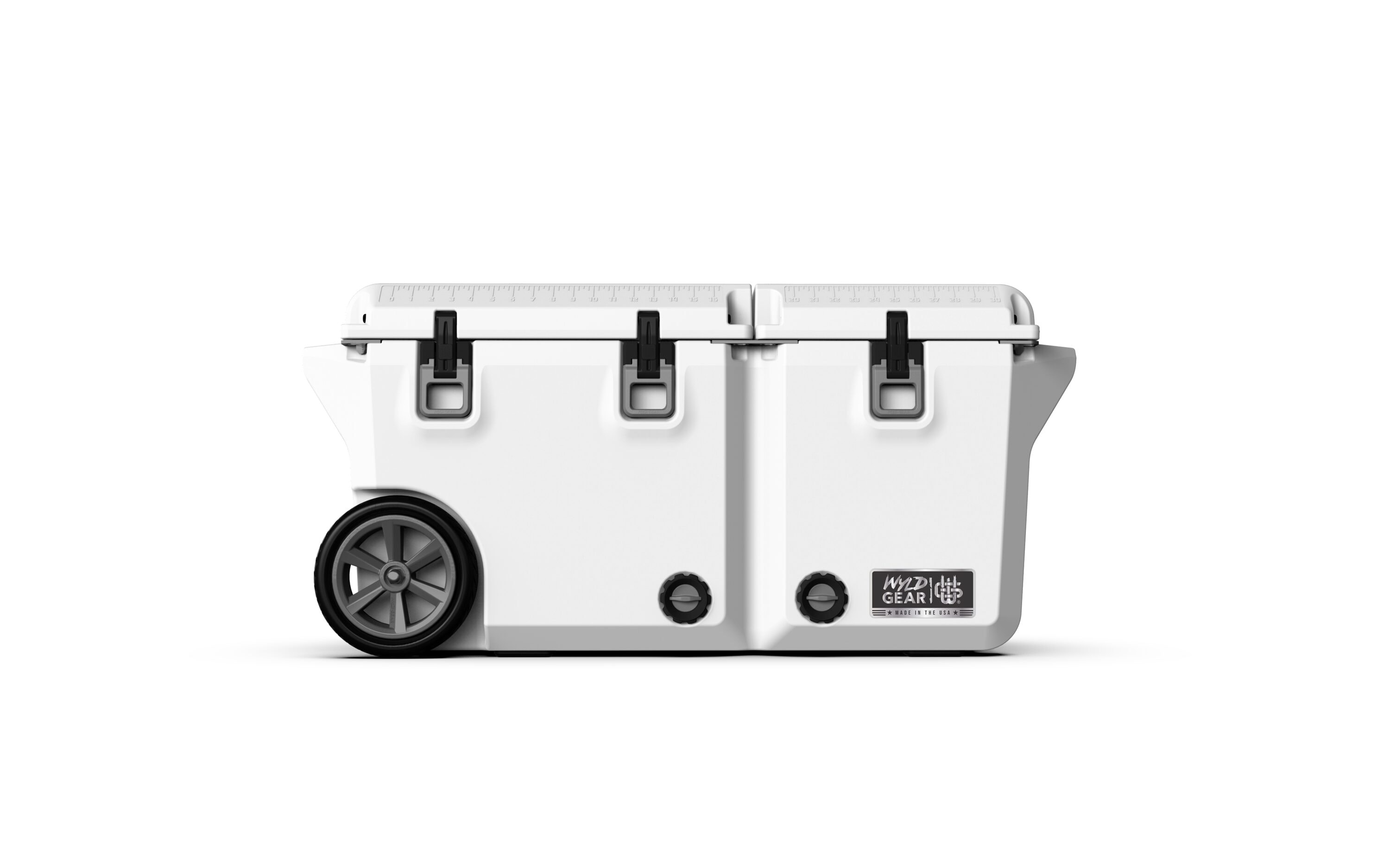 WYLD GEAR USHC65-W White 65 Quart(s) Hard rotomolded Insulated Wheeled Chest cooler with Drainage Spout